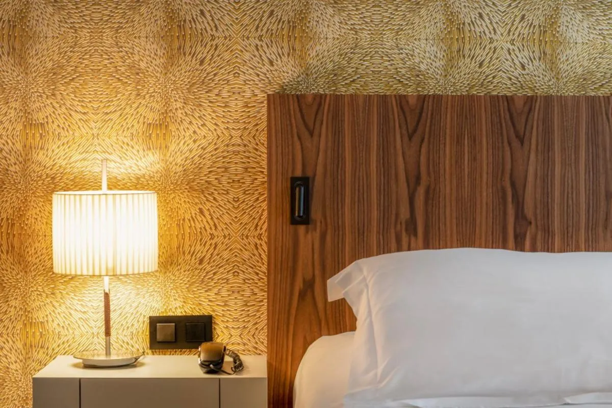 Decorative detail, Bed in Hotel Villa Emilia