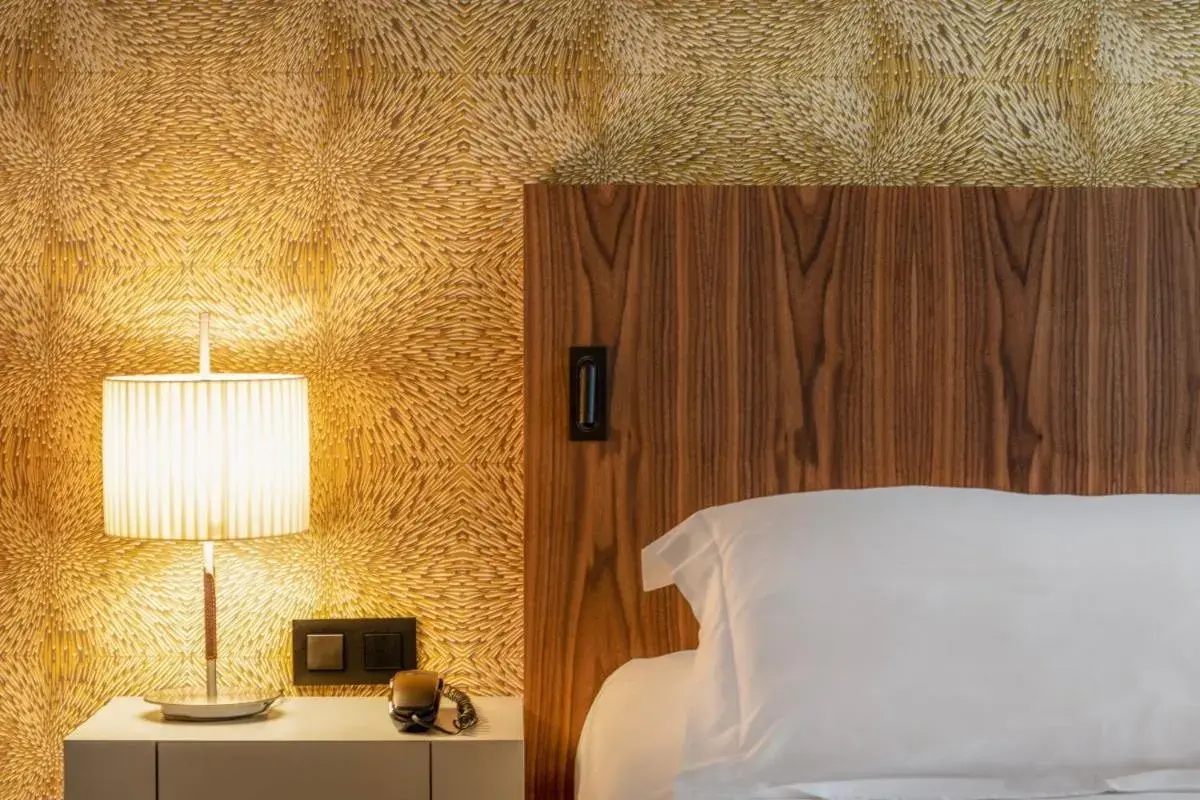 Decorative detail, Bed in Hotel Villa Emilia Decorative detail, Bed in Hotel Villa Emilia