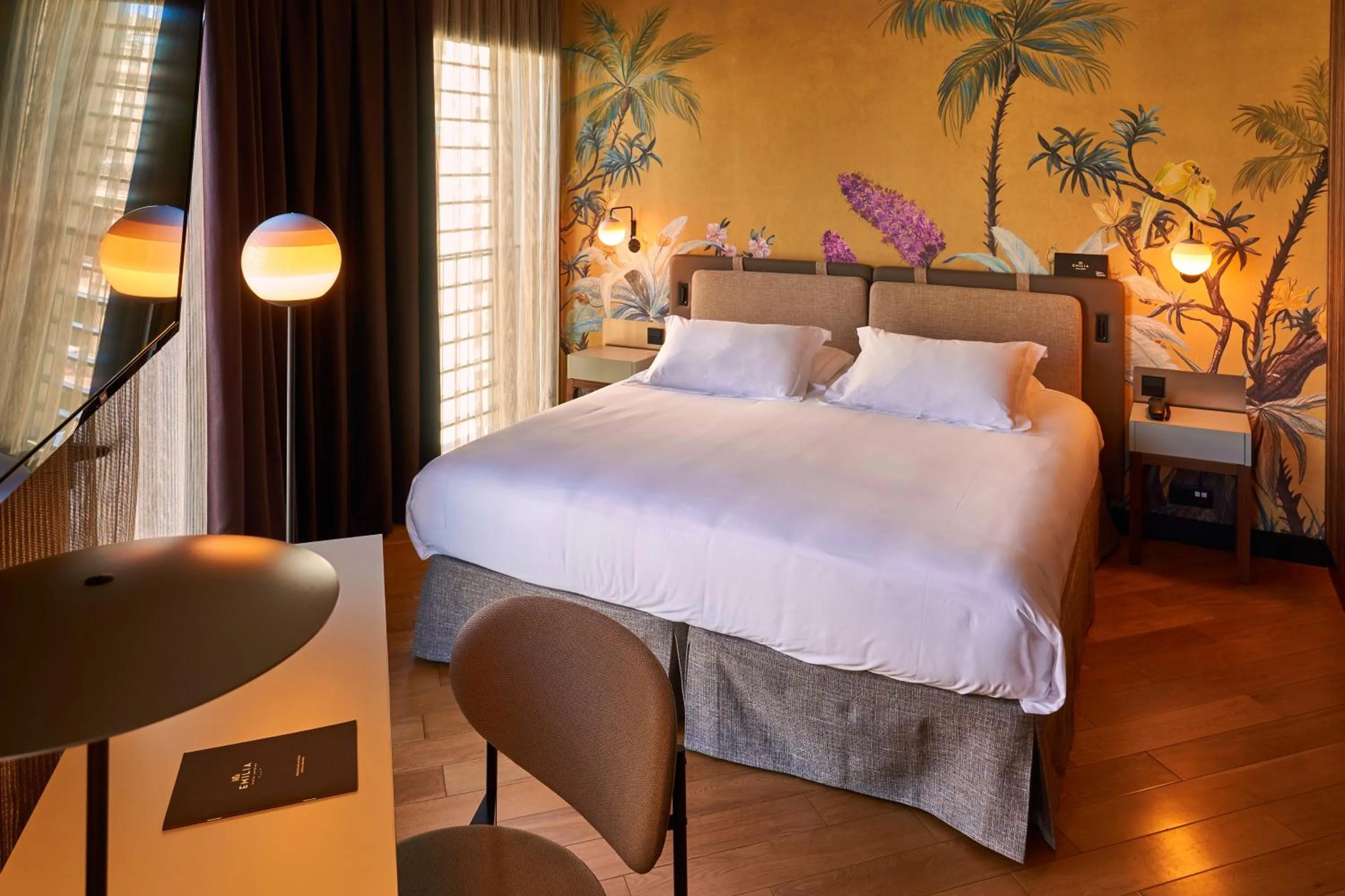 Bed in Hotel Villa Emilia