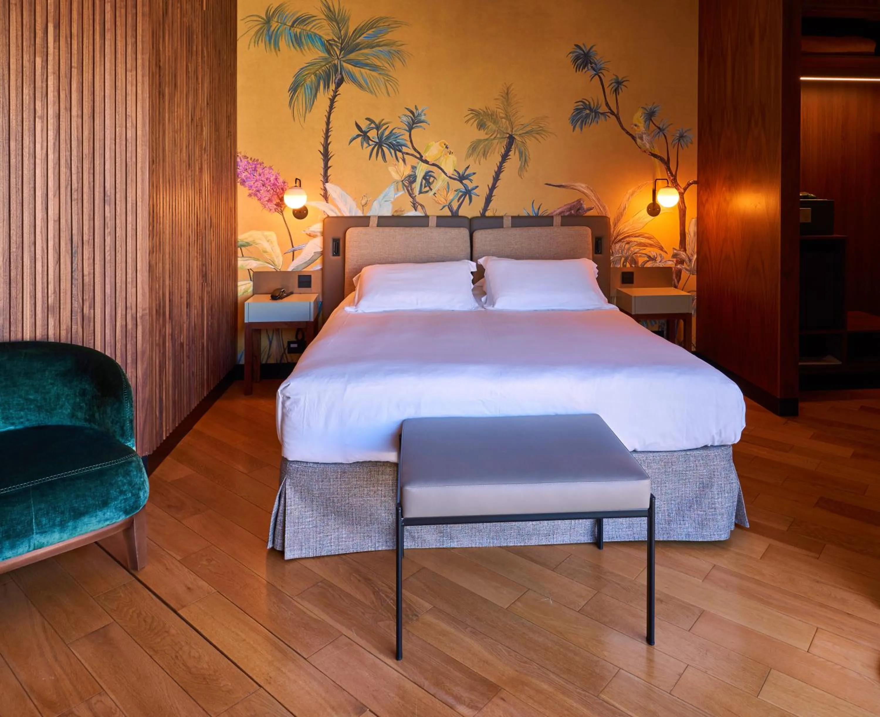 Bed in Hotel Villa Emilia