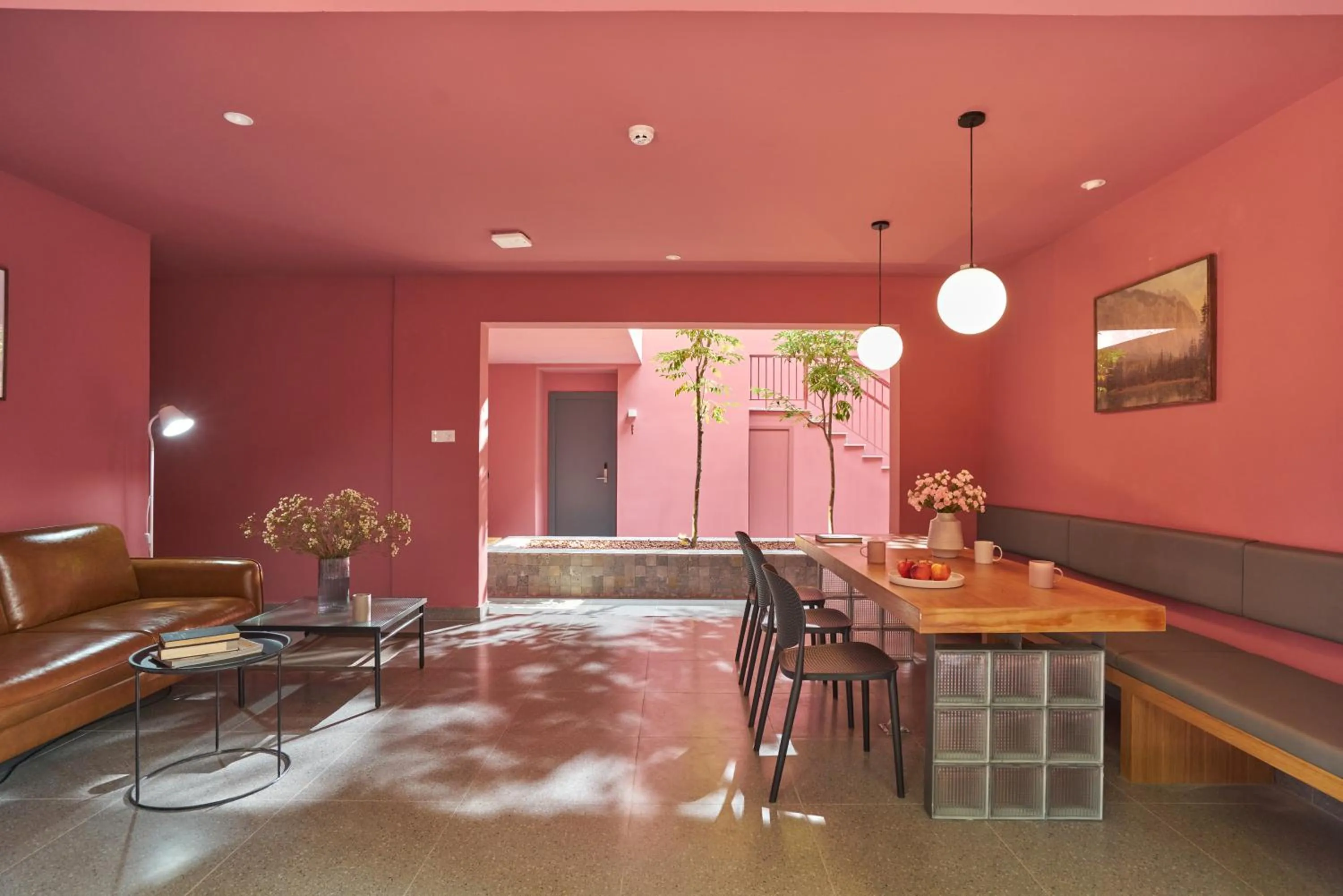 Seating area in M Village Living Hồ Biểu Chánh