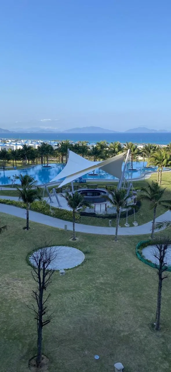 Garden view in Sea Moon Cam Ranh Beach House