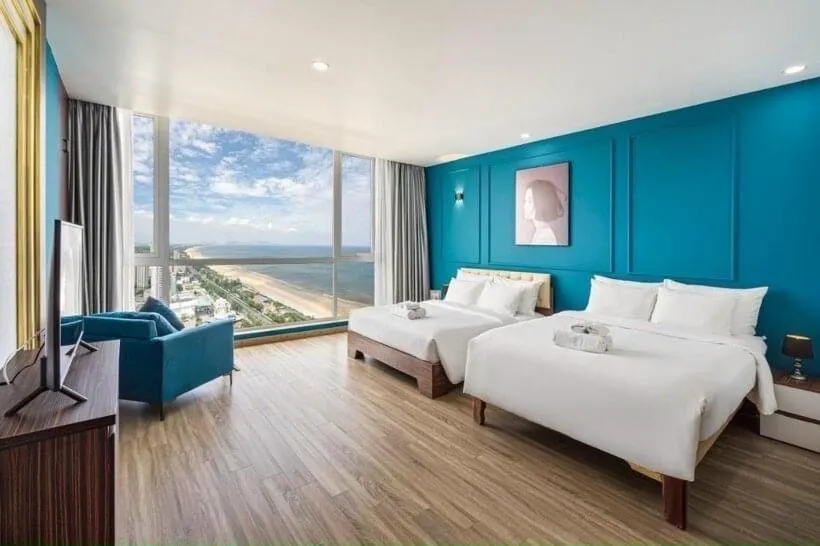 Bed in Sea Moon Cam Ranh Beach House