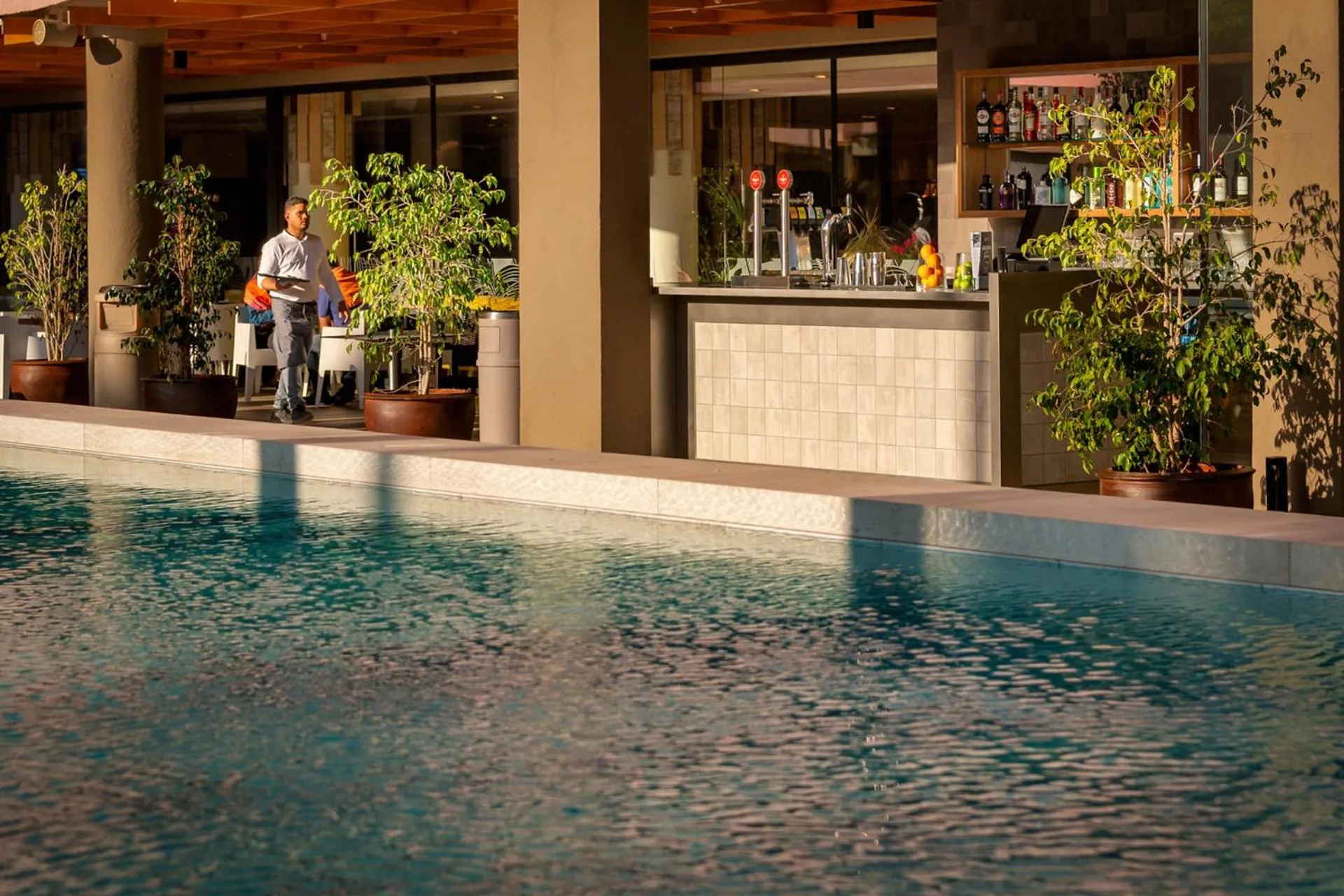 Pool view in AQUA Hotel The Breeze & Spa - All Inclusive - Adults Only - 4Sup