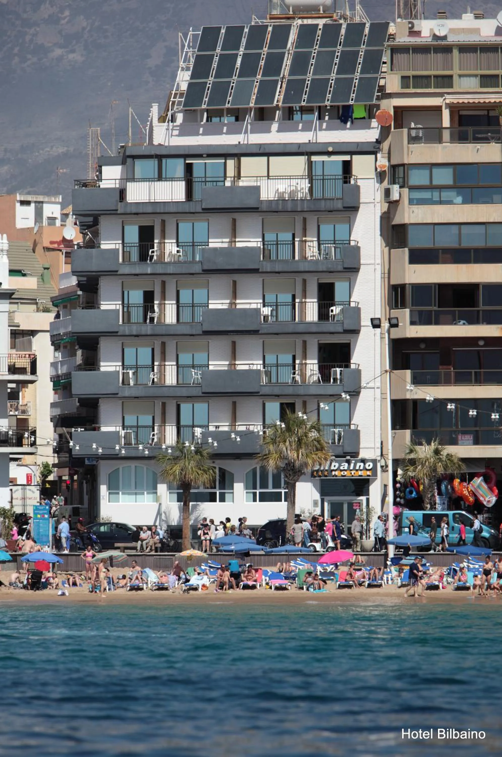 Facade/entrance in Hotel Bilbaino
