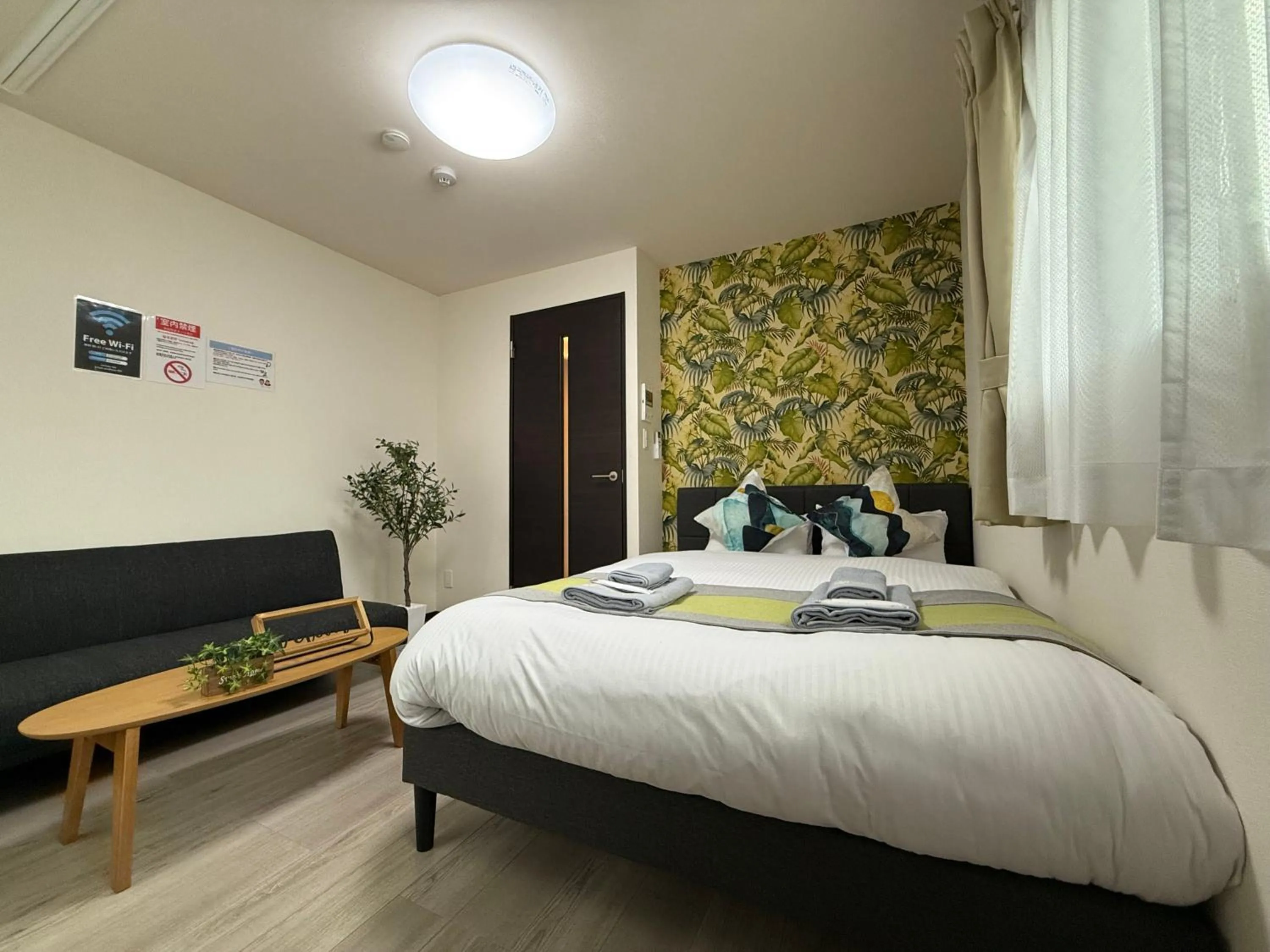 Bed in nestay inn tokyo asakusa