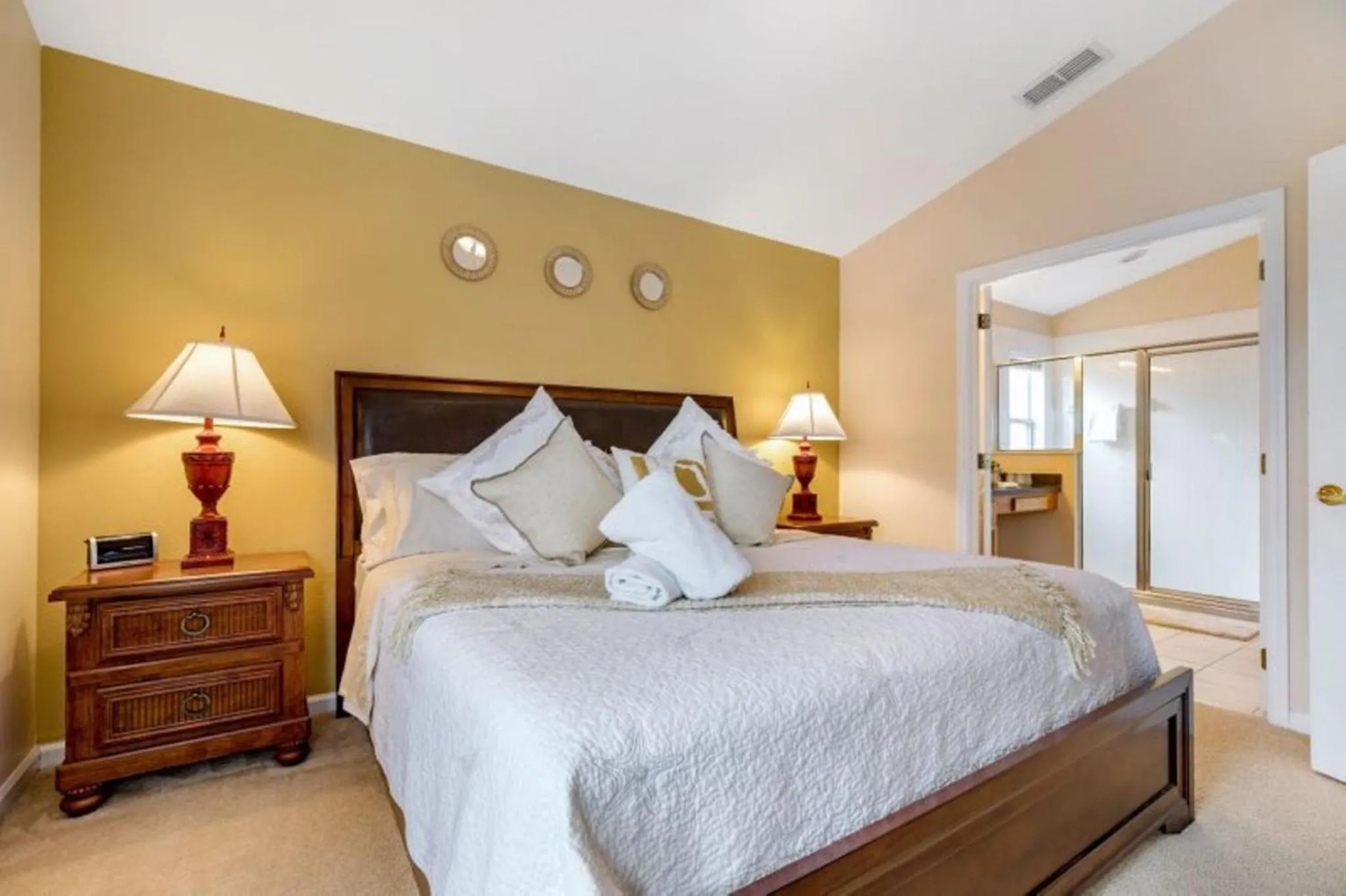 Bedroom, Bed in 4 Bedroom Value Plus Home with Private Pool