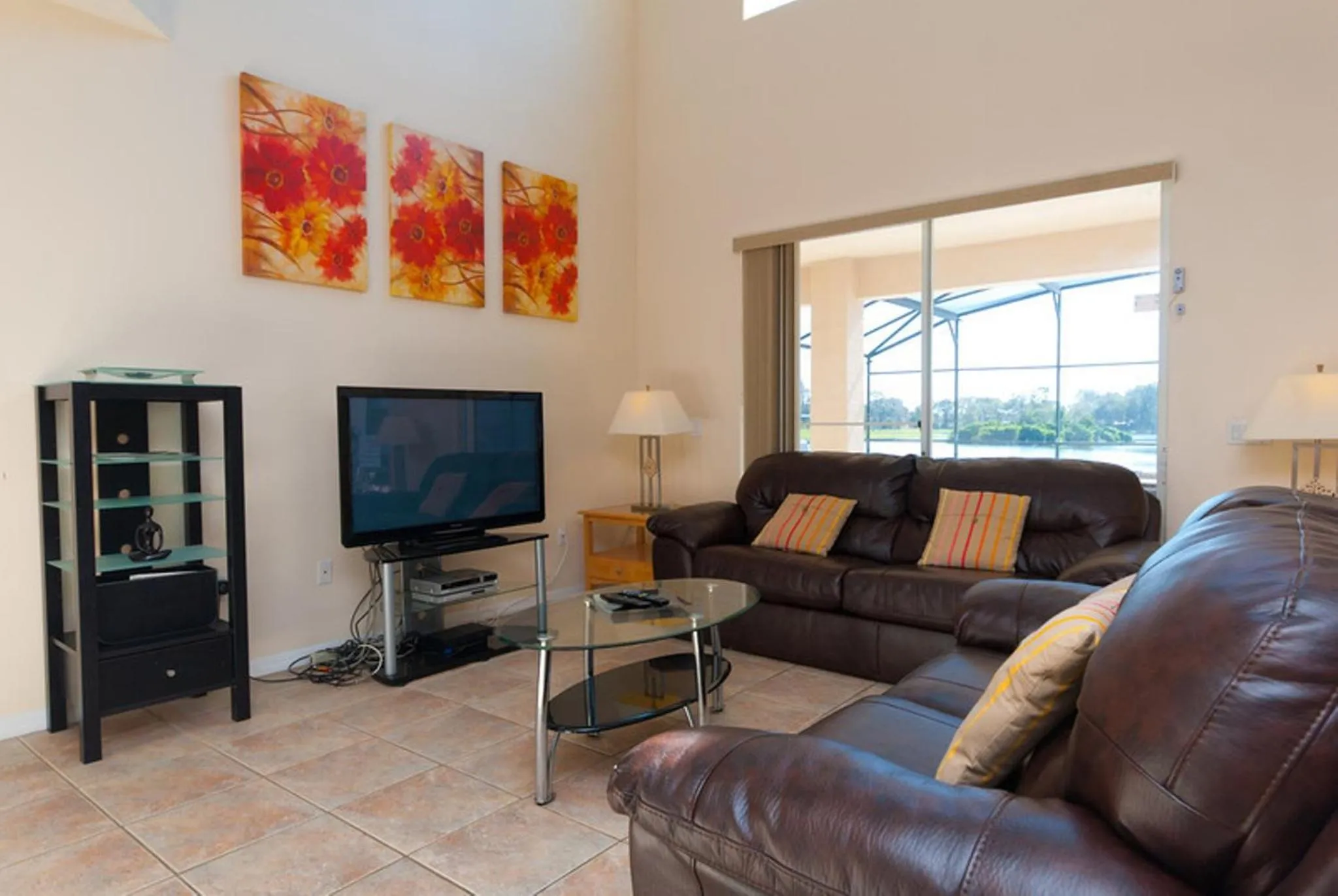 Living room in 4 Bedroom Value Plus Home with Private Pool