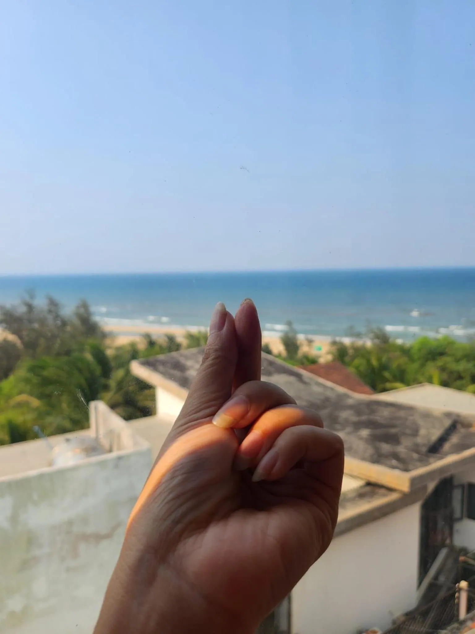 Sea view in Canh Tien Homestay Tam Thanh Beach