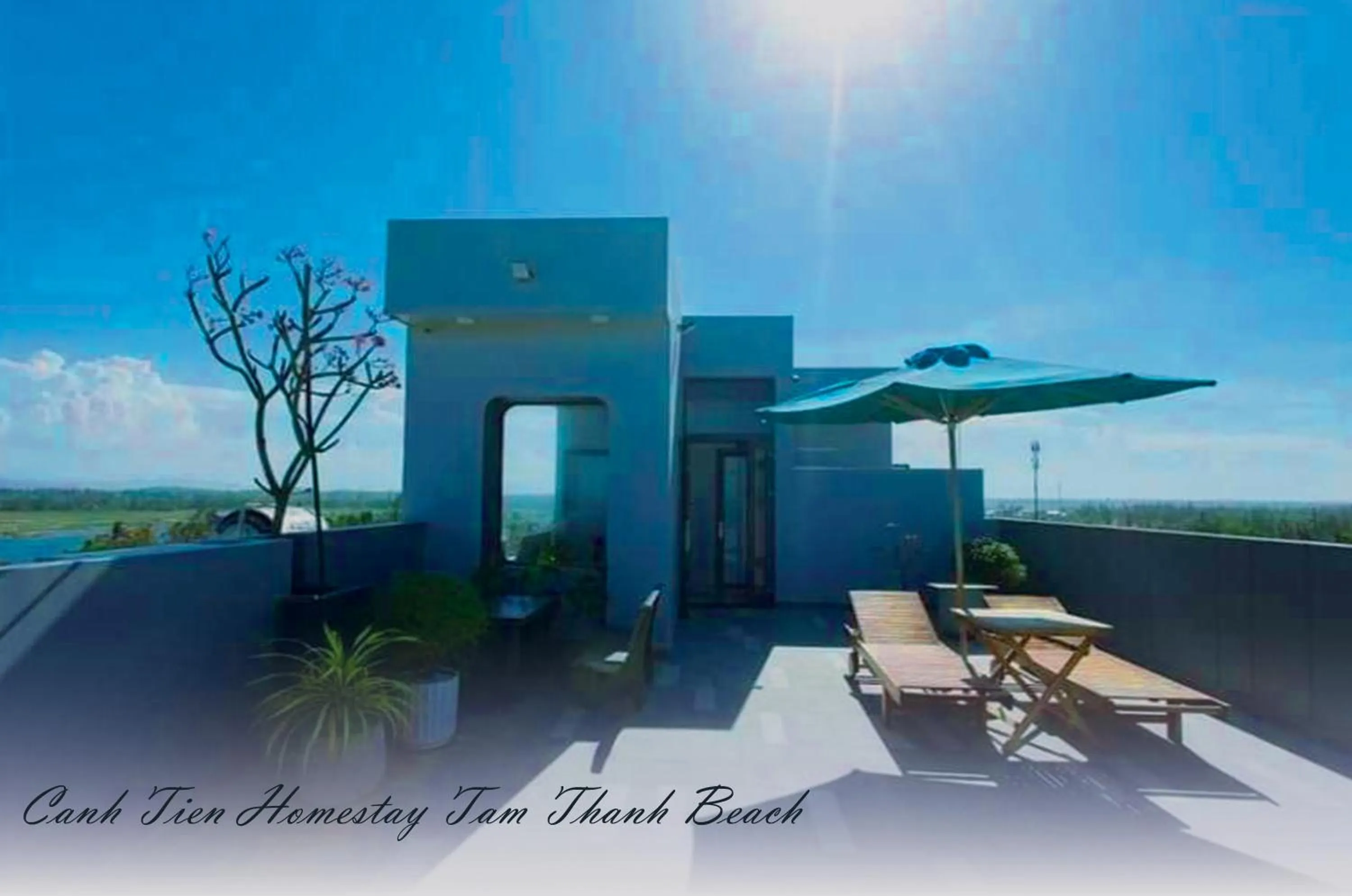 Patio in Canh Tien Homestay Tam Thanh Beach