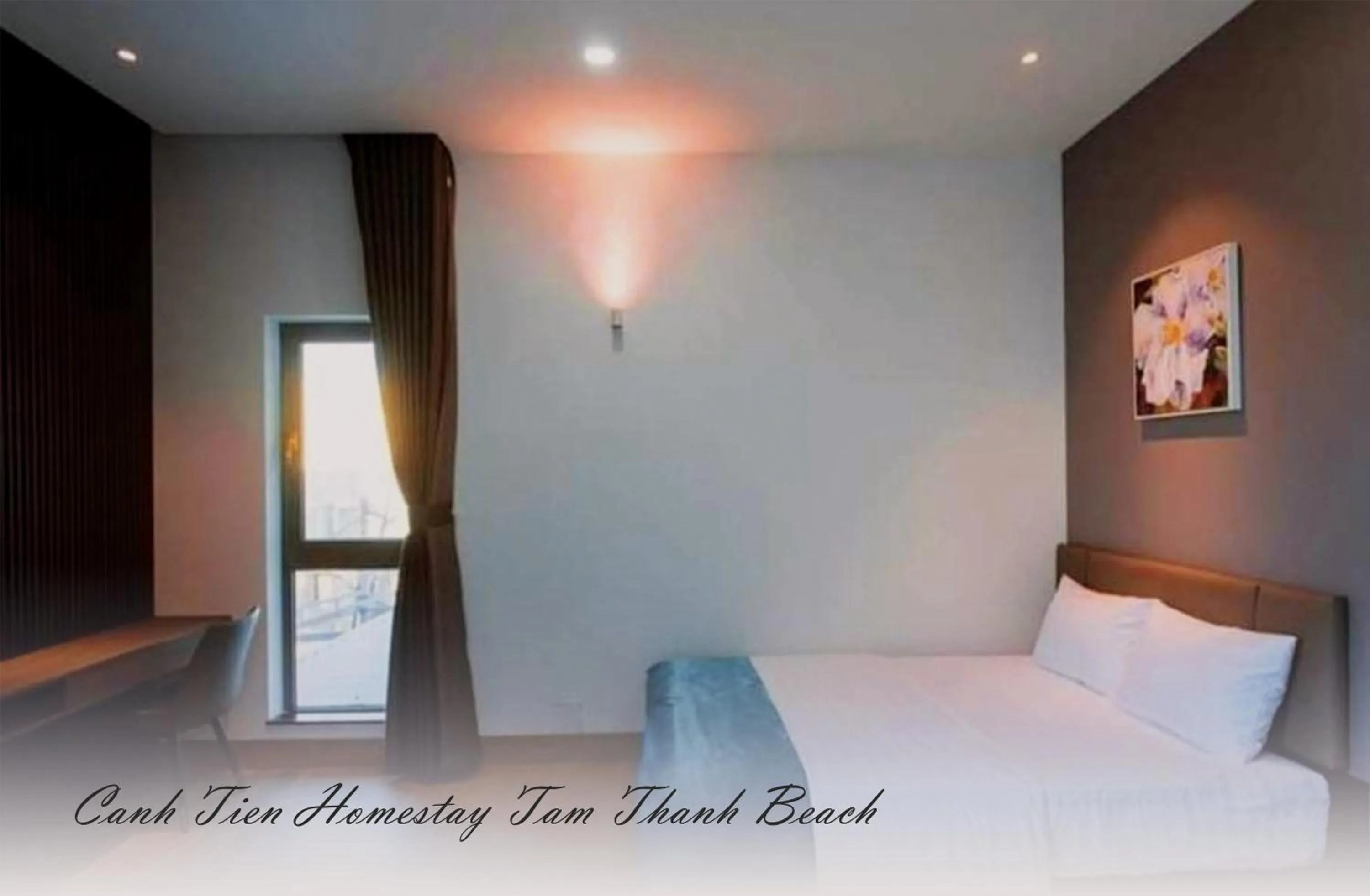 Bedroom, Bed in Canh Tien Homestay Tam Thanh Beach