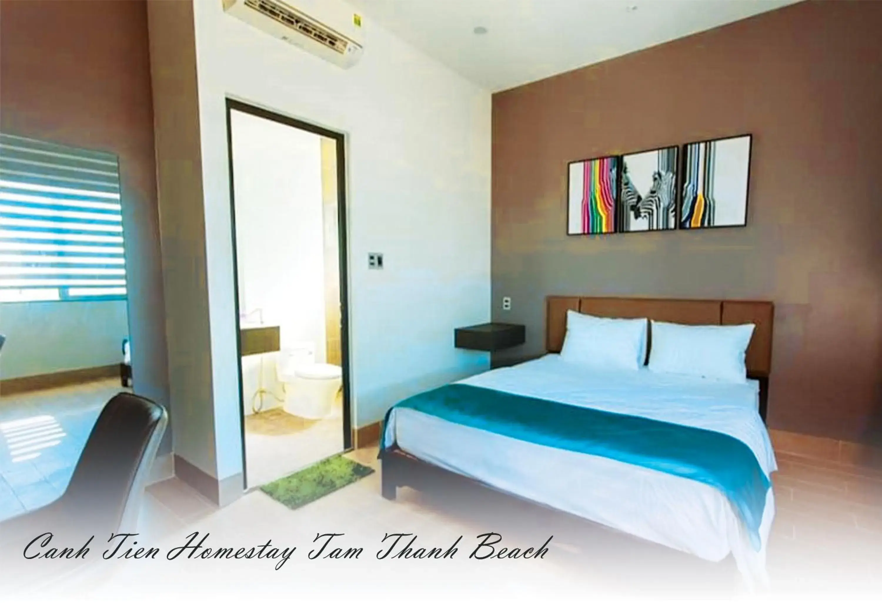 Double Room with Sea View in Canh Tien Homestay Tam Thanh Beach Double Room with Sea View in Canh Tien Homestay Tam Thanh Beach