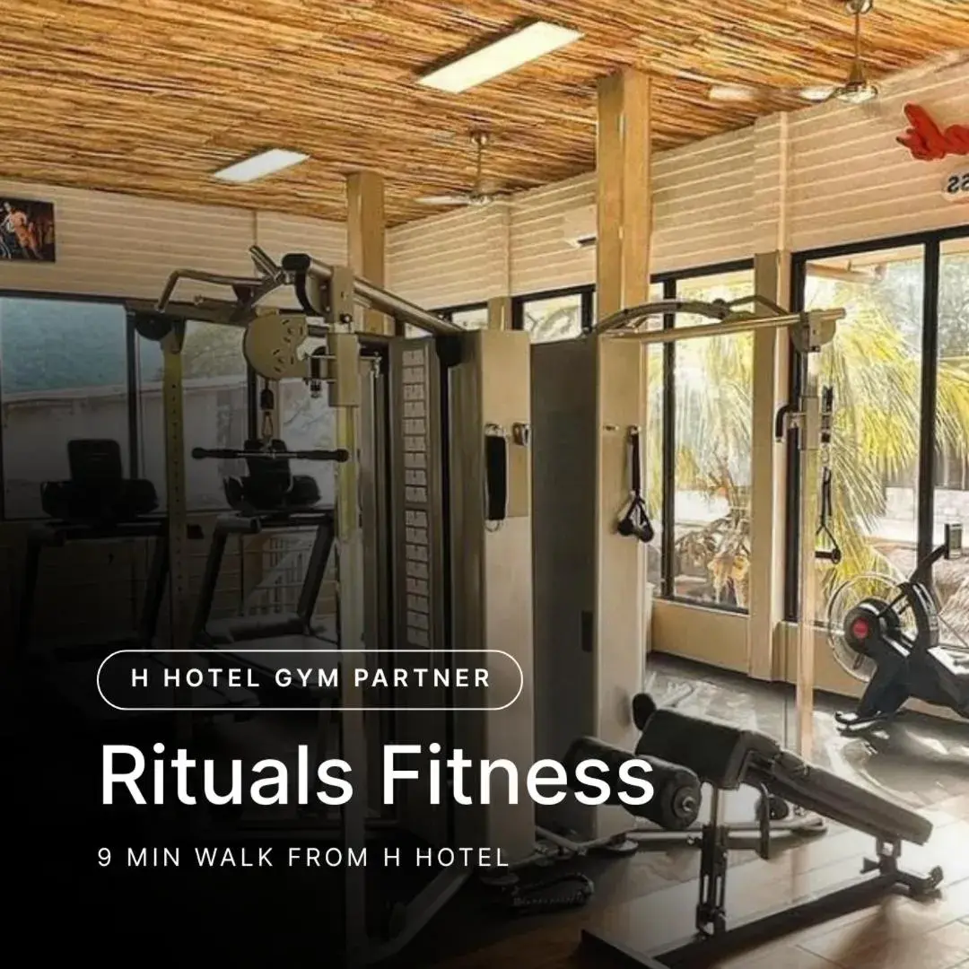 Fitness centre/facilities in H Hotel El Nido - Vegan Friendly Hotel Managed by H Hospitality Group Fitness centre/facilities in H Hotel El Nido - Vegan Friendly Hotel Managed by H Hospitality Group
