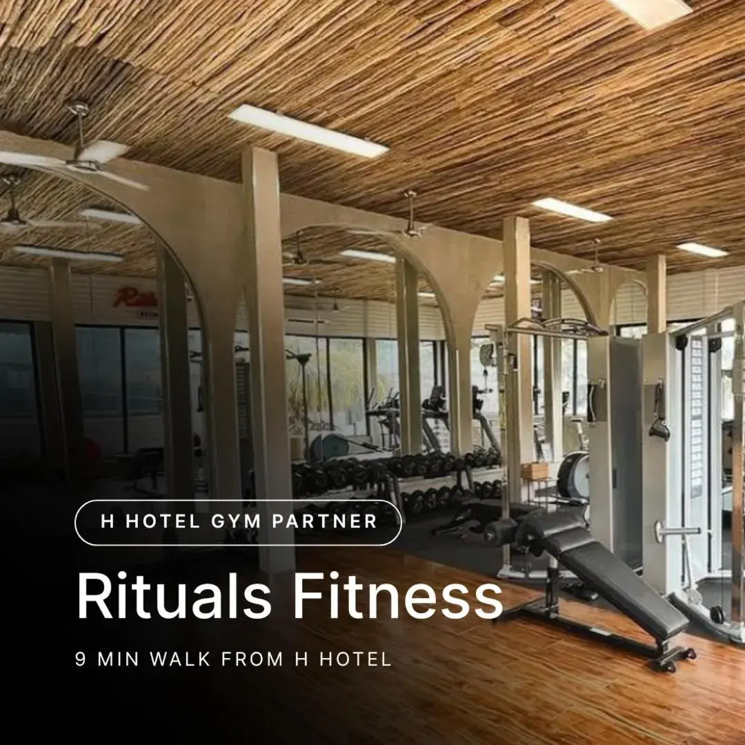 Fitness centre/facilities in H Hotel El Nido - Vegan Friendly Hotel Managed by H Hospitality Group Fitness centre/facilities in H Hotel El Nido - Vegan Friendly Hotel Managed by H Hospitality Group