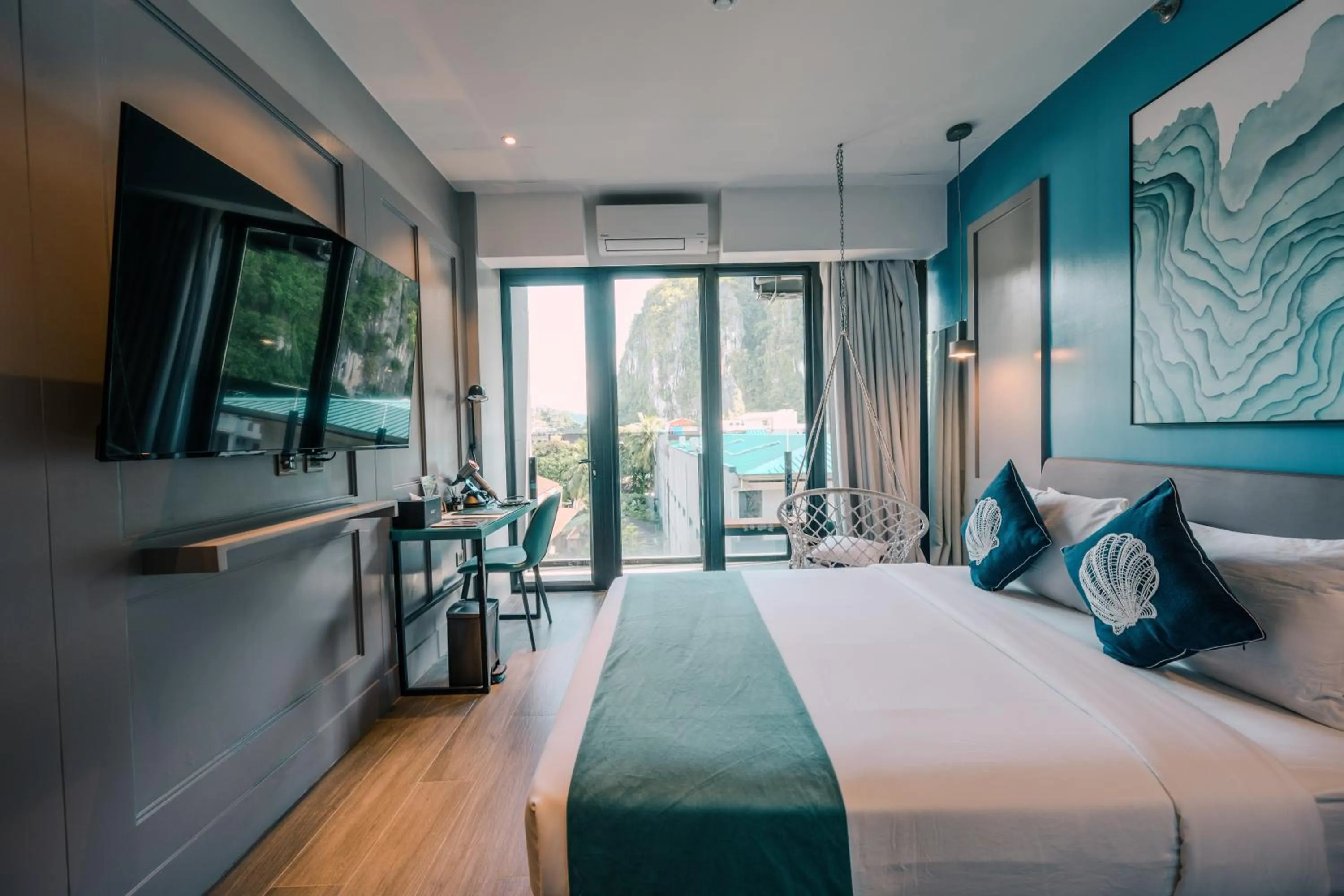 Bed in H Hotel El Nido - Vegan Friendly Hotel Managed by H Hospitality Group