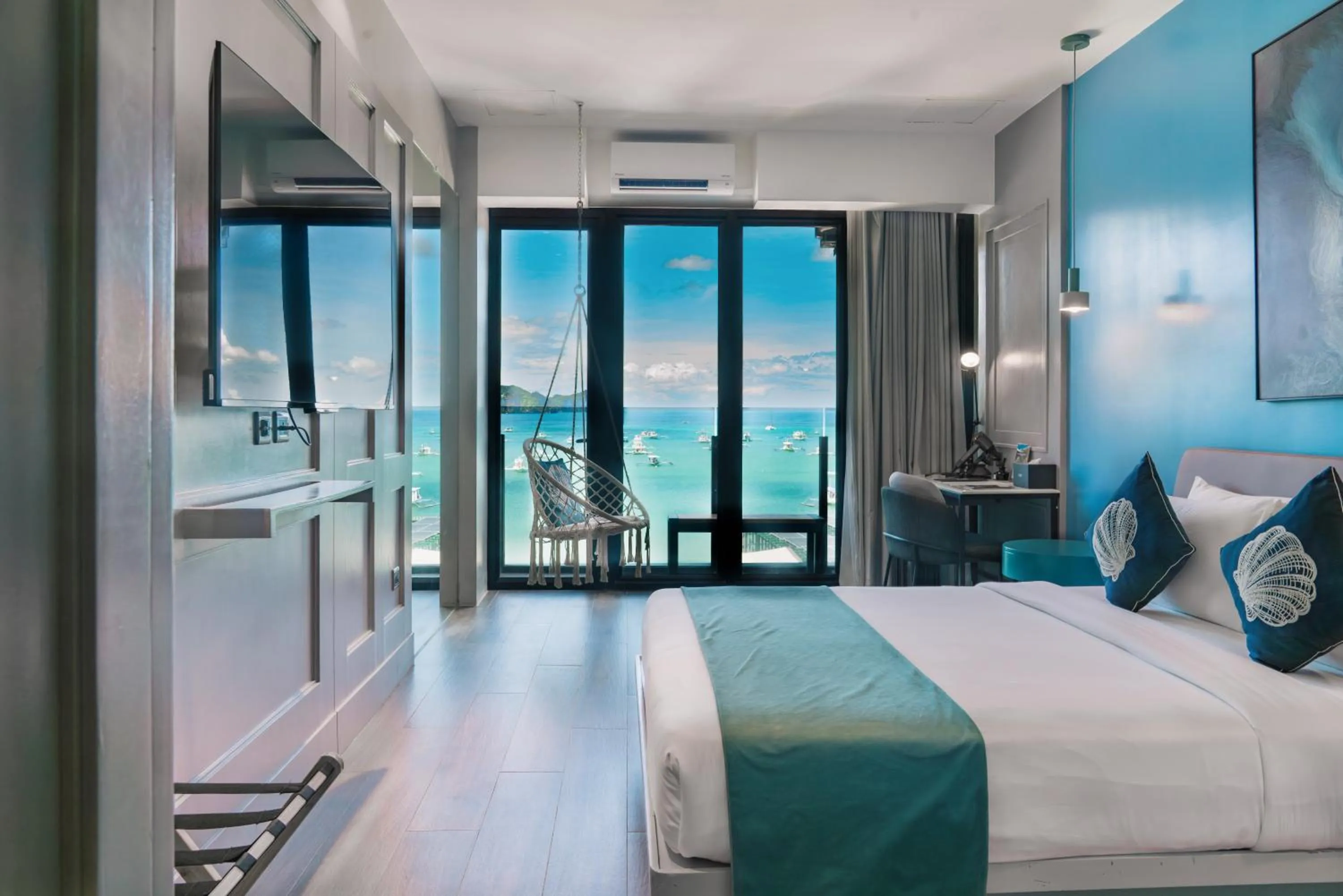 Bed in H Hotel El Nido - Vegan Friendly Hotel Managed by H Hospitality Group