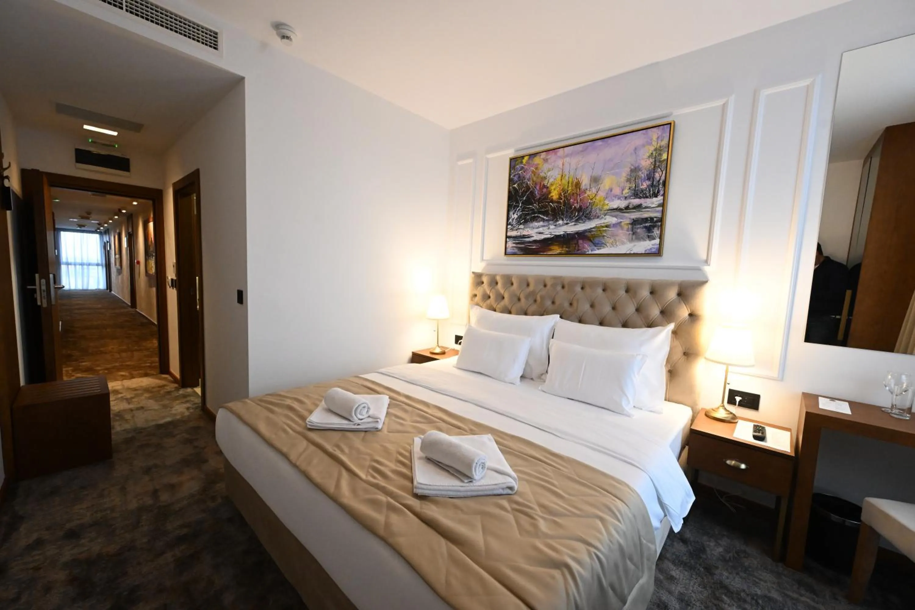 Bedroom, Bed in Hotel Tamiš & Spa