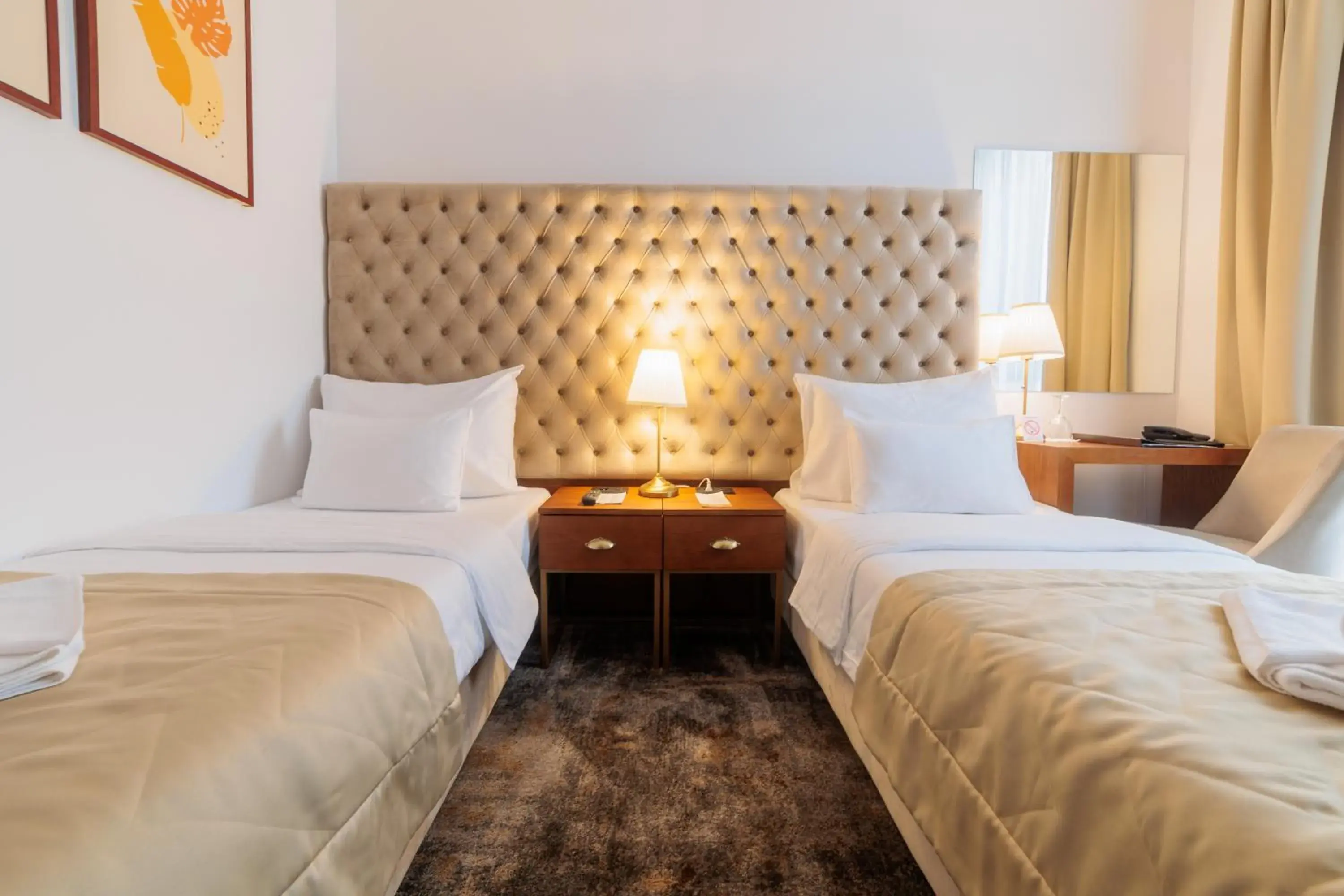 Bed in Hotel Tamiš & Spa Bed in Hotel Tamiš & Spa