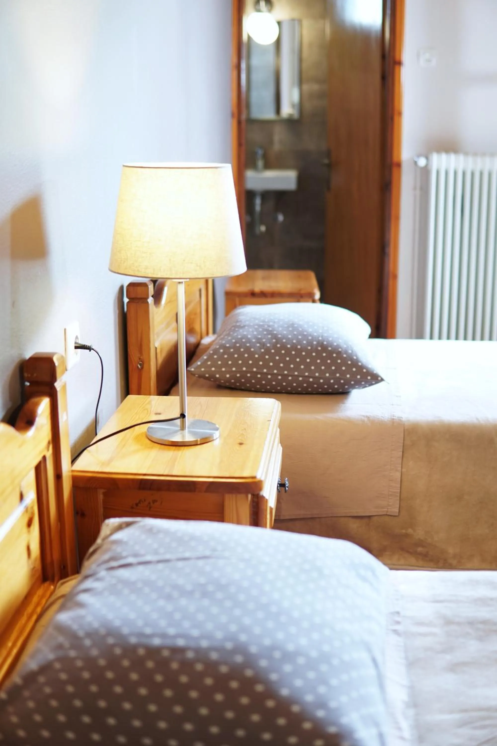 Bed in Hotel Defkalion