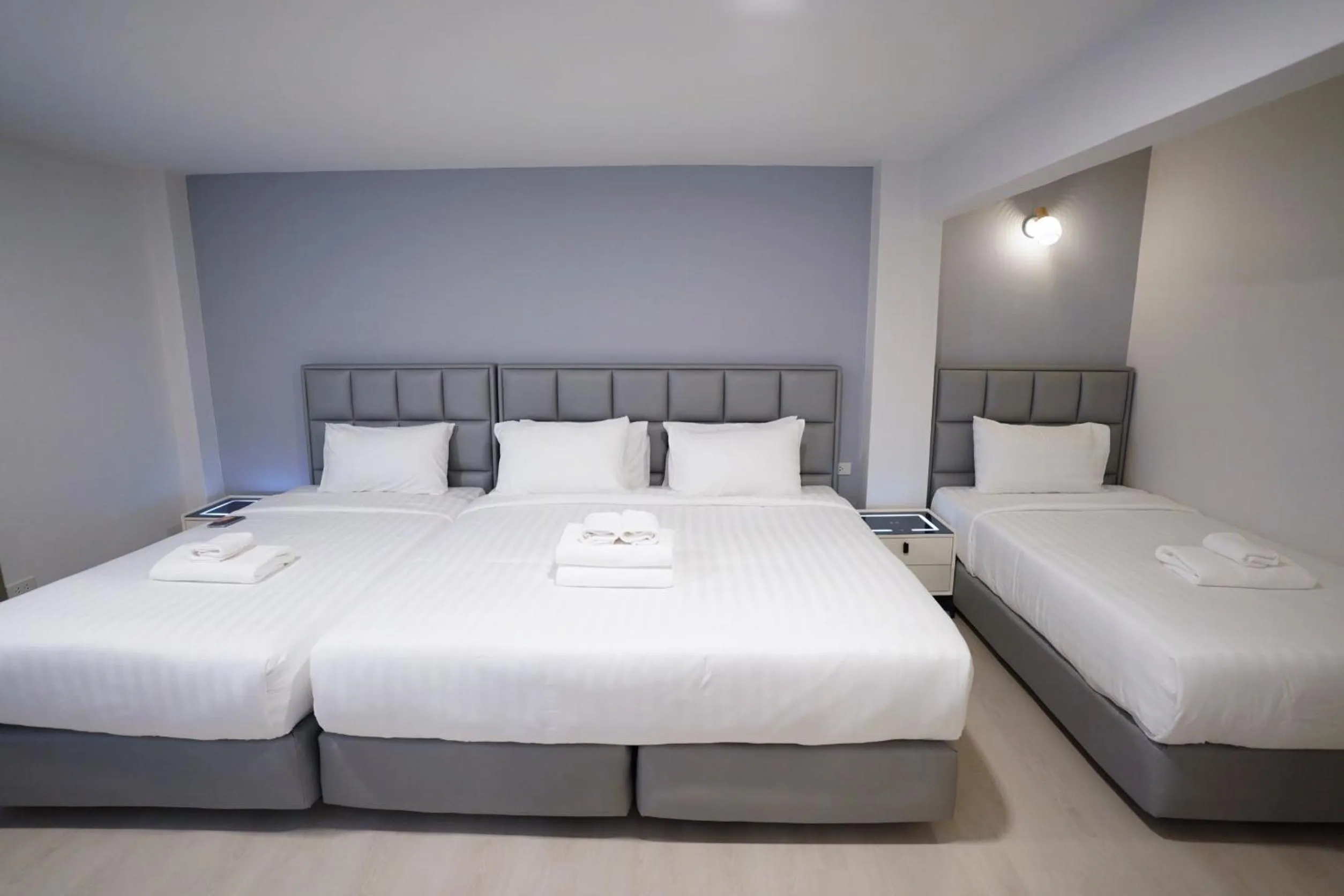 Bed in The Space Hotel Lampang