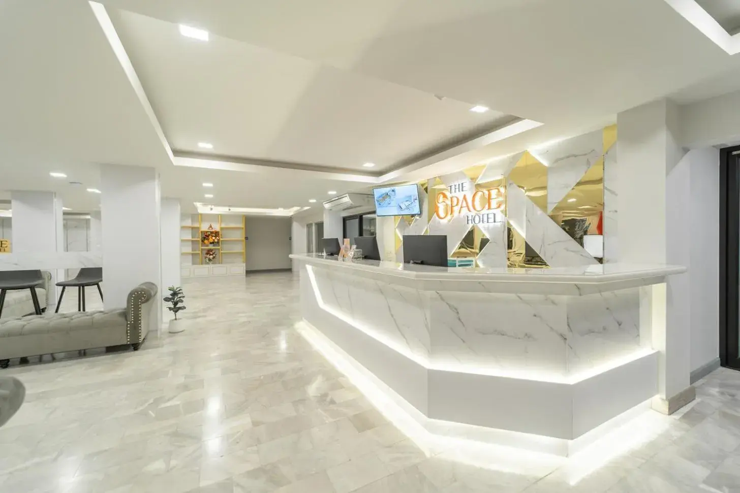 Lobby or reception in The Space Hotel Lampang Lobby or reception in The Space Hotel Lampang