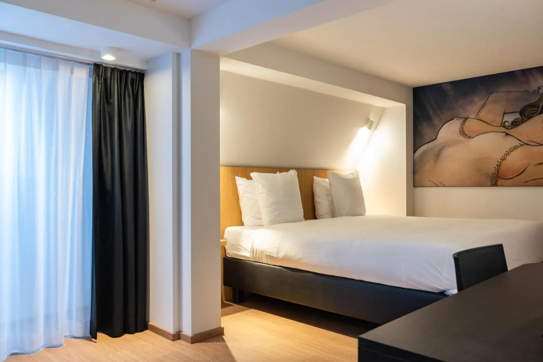 Bedroom, Bed in Comic Art Hotel