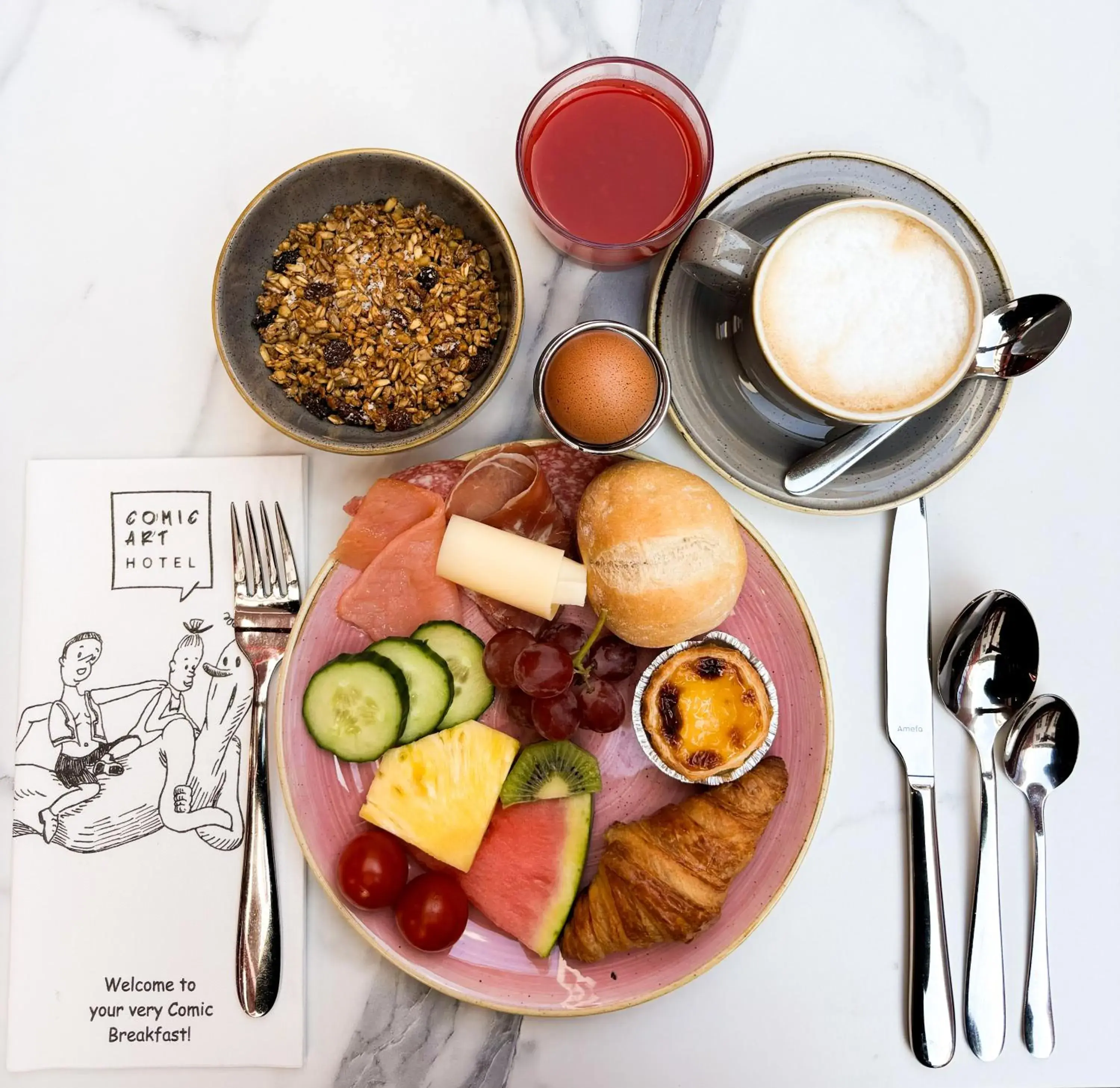 Breakfast in Comic Art Hotel Breakfast in Comic Art Hotel