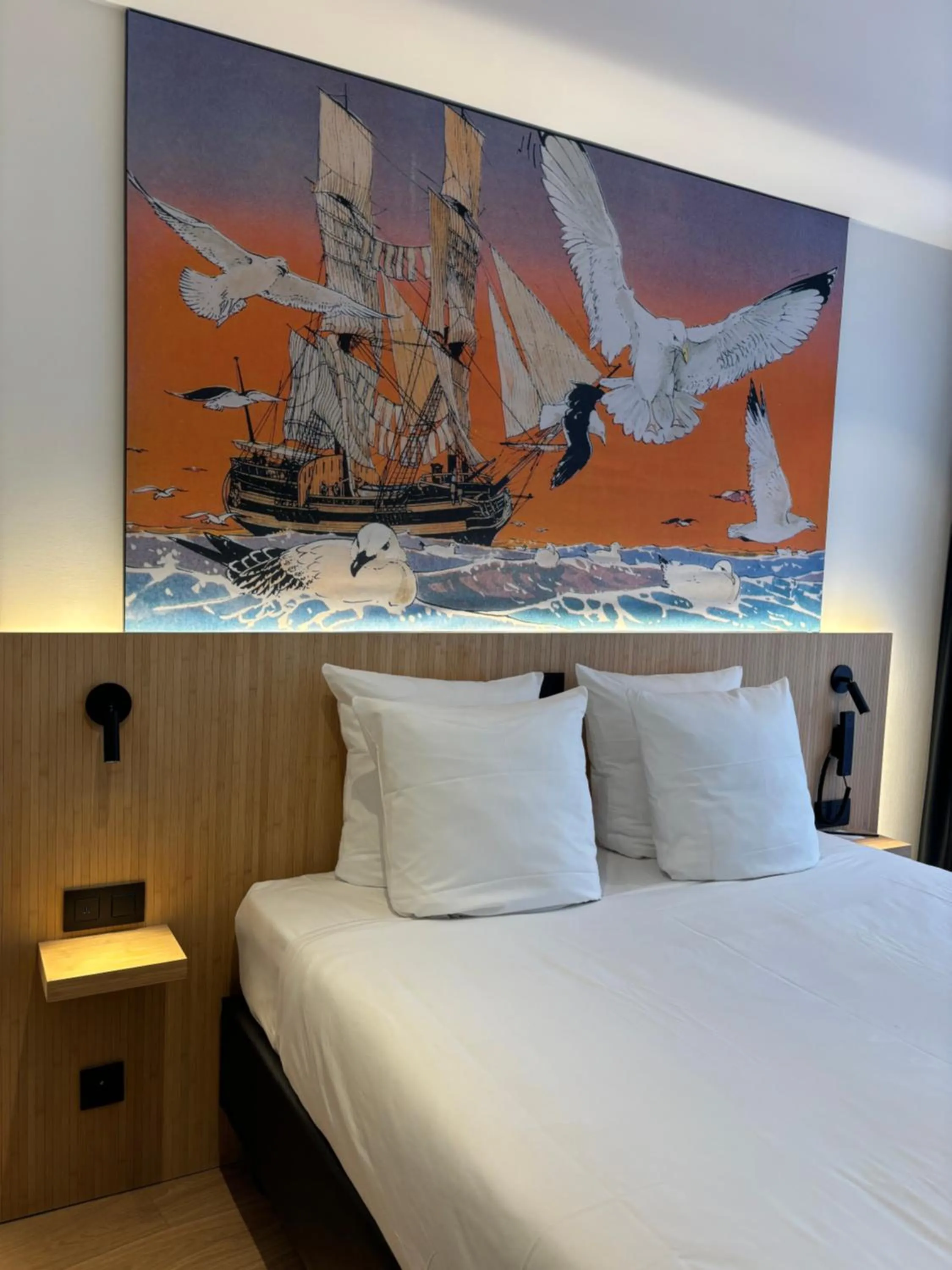 Bed in Comic Art Hotel