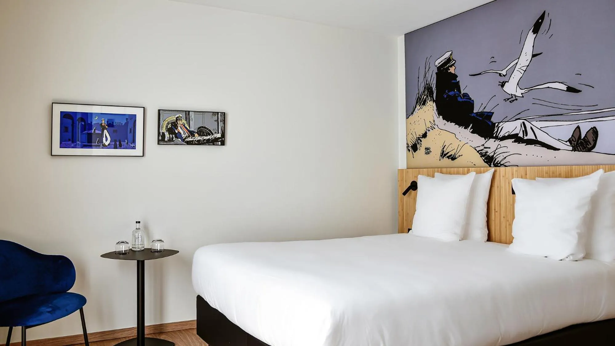 Bed in Comic Art Hotel