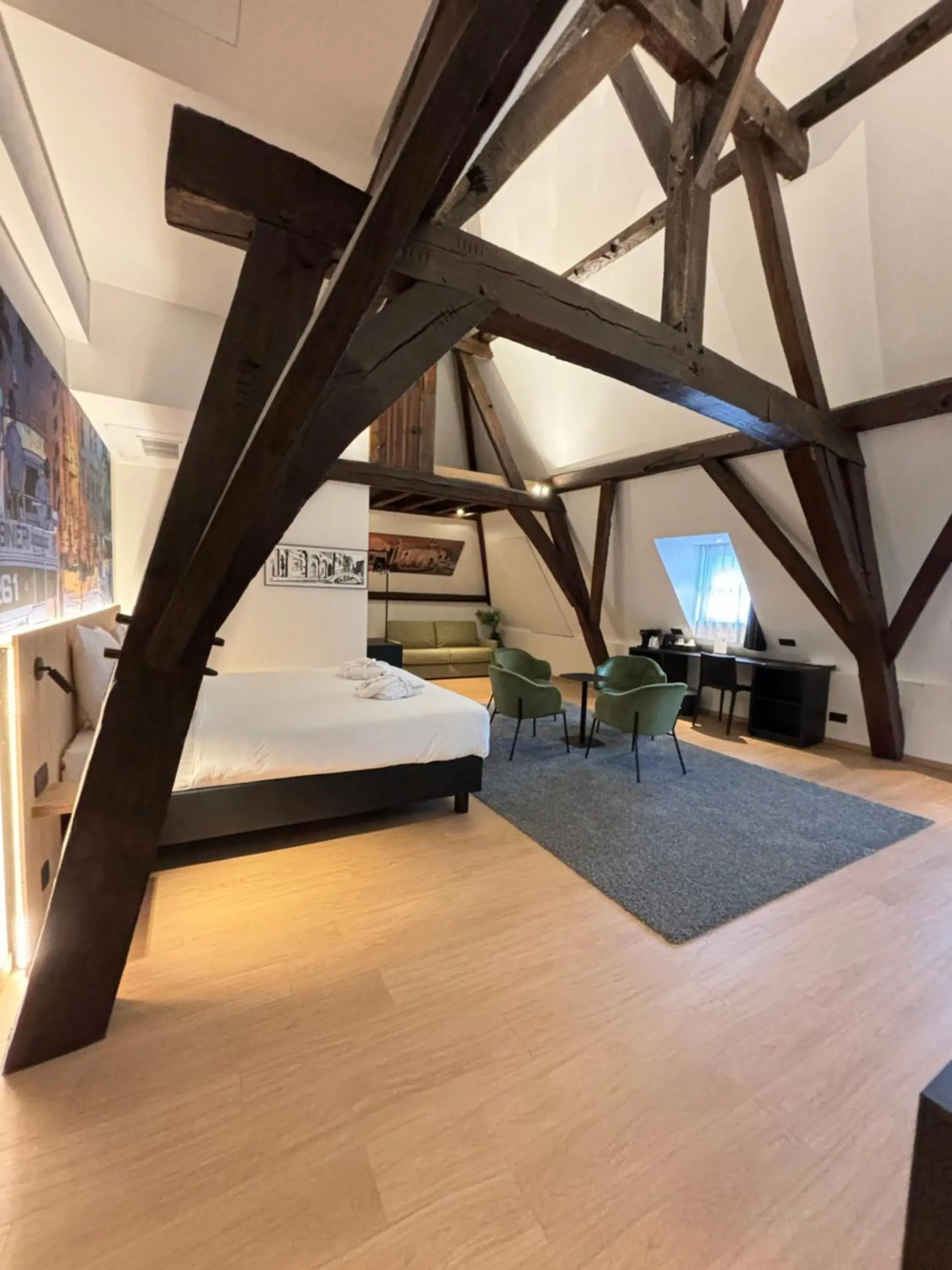 Bed in Comic Art Hotel Bed in Comic Art Hotel