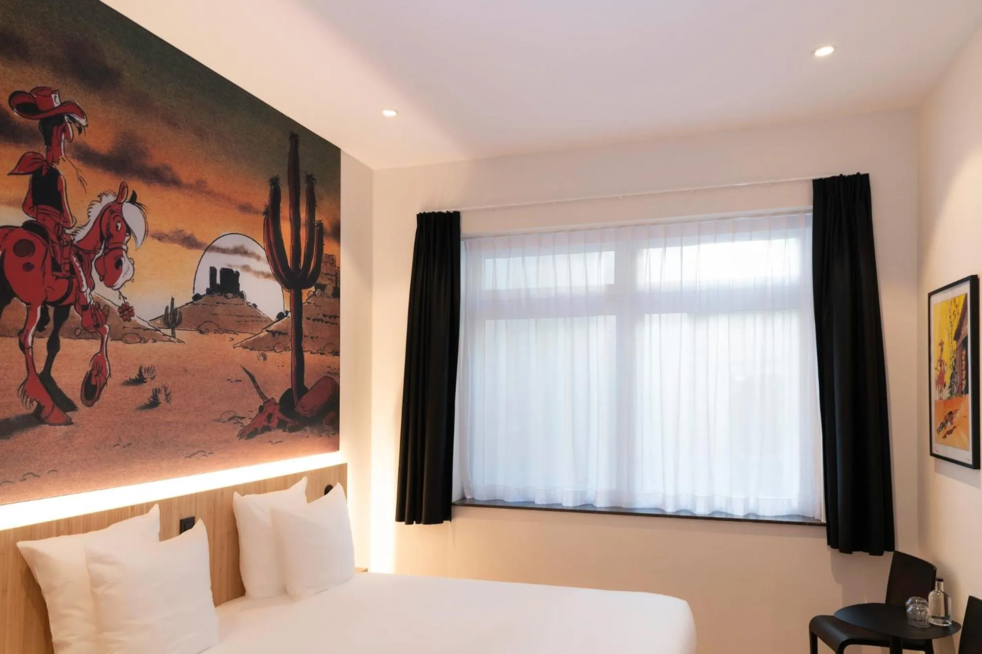 Bedroom, Bed in Comic Art Hotel