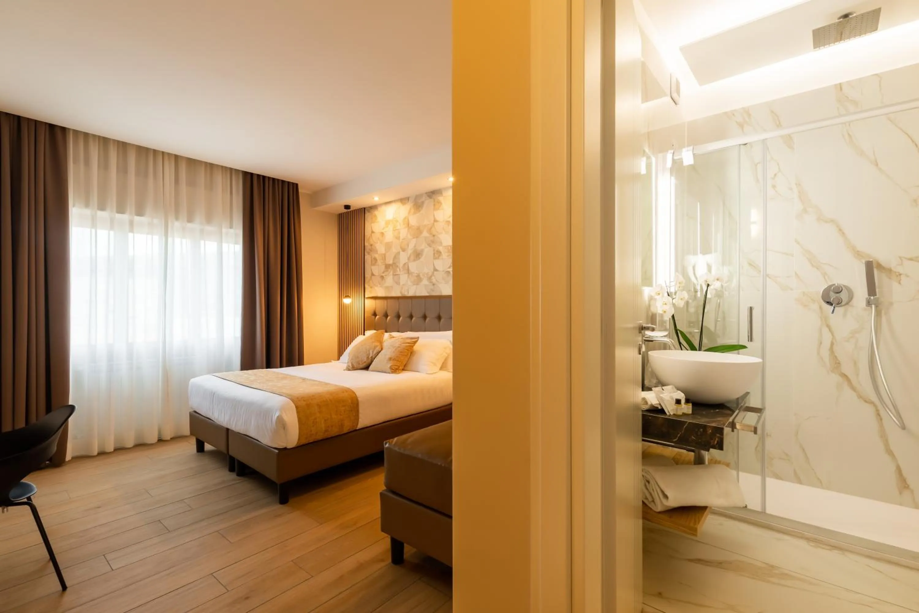 Bedroom, Bed in AlbaDea Suites&Jacuzzi