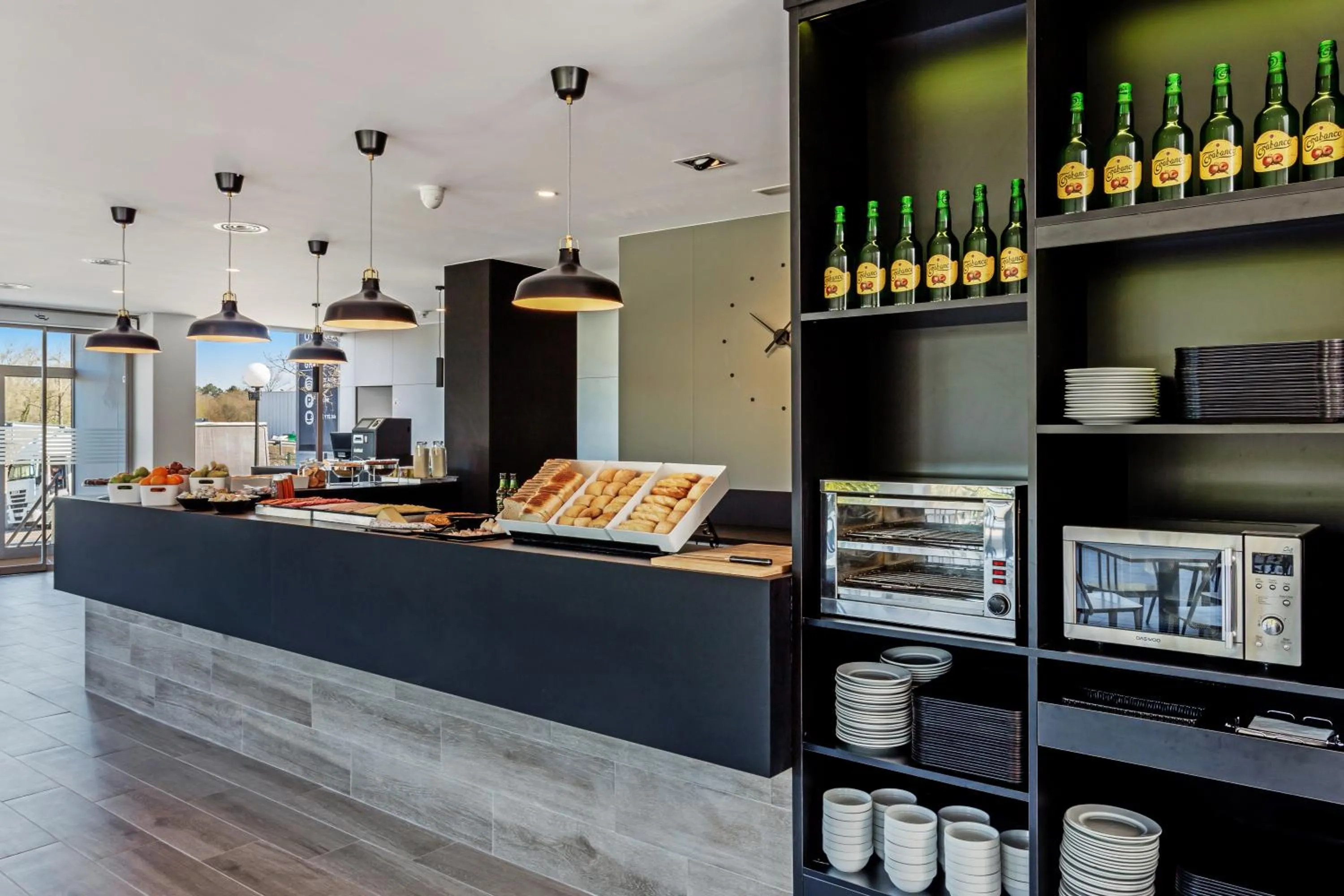 Buffet breakfast in B&B HOTEL Oviedo