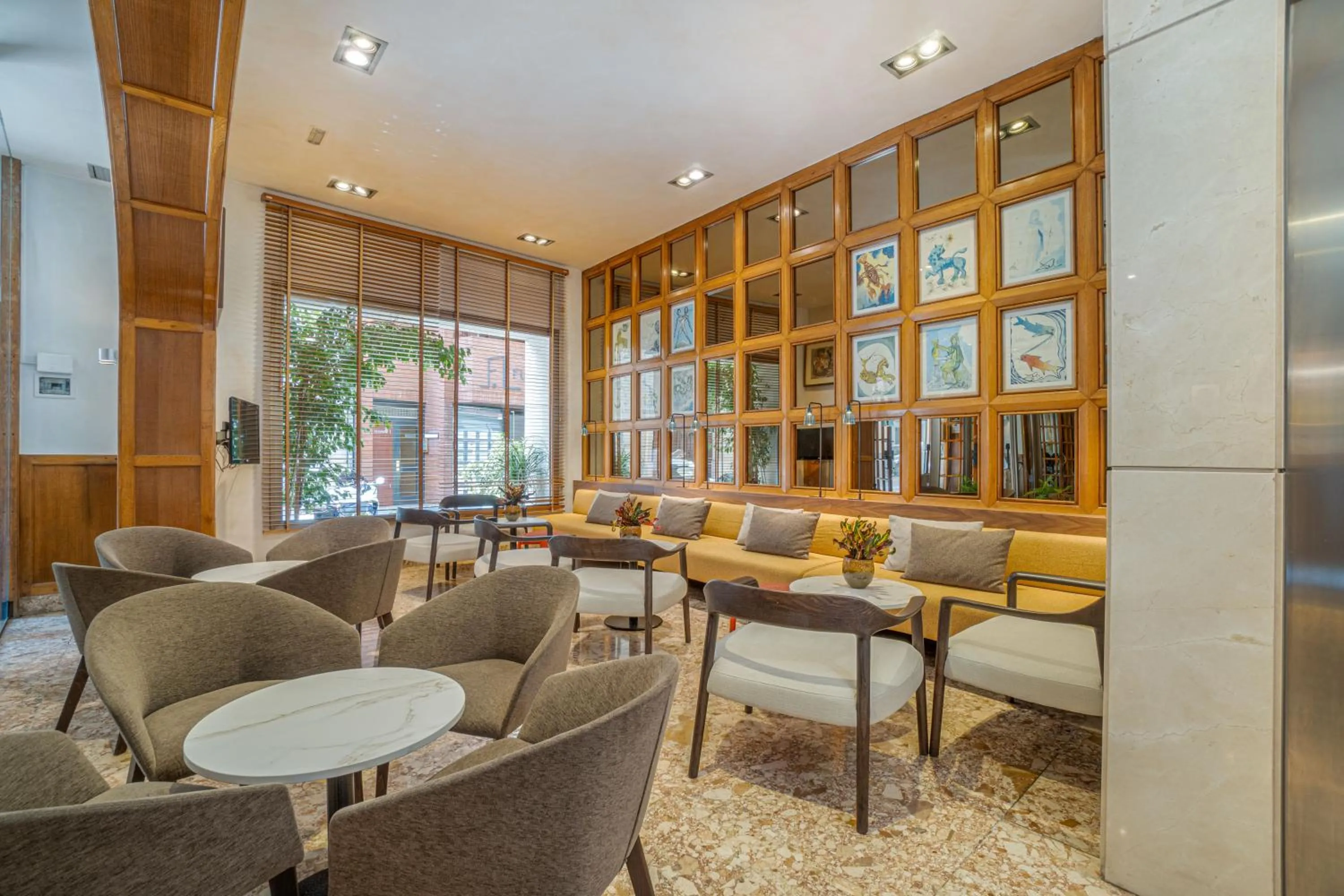 Living room in Hotel Duran