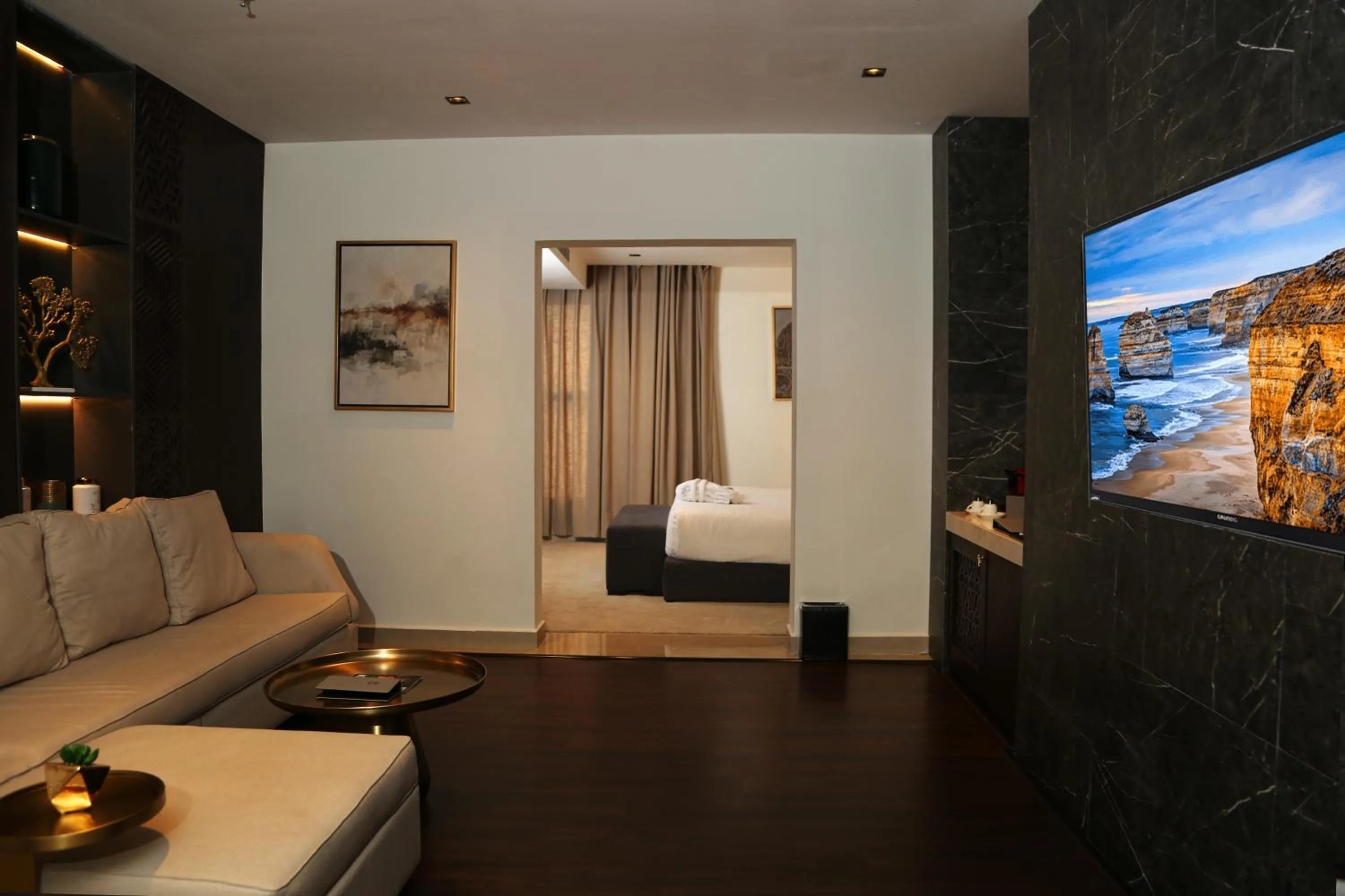 Living room in Tajreed Suites