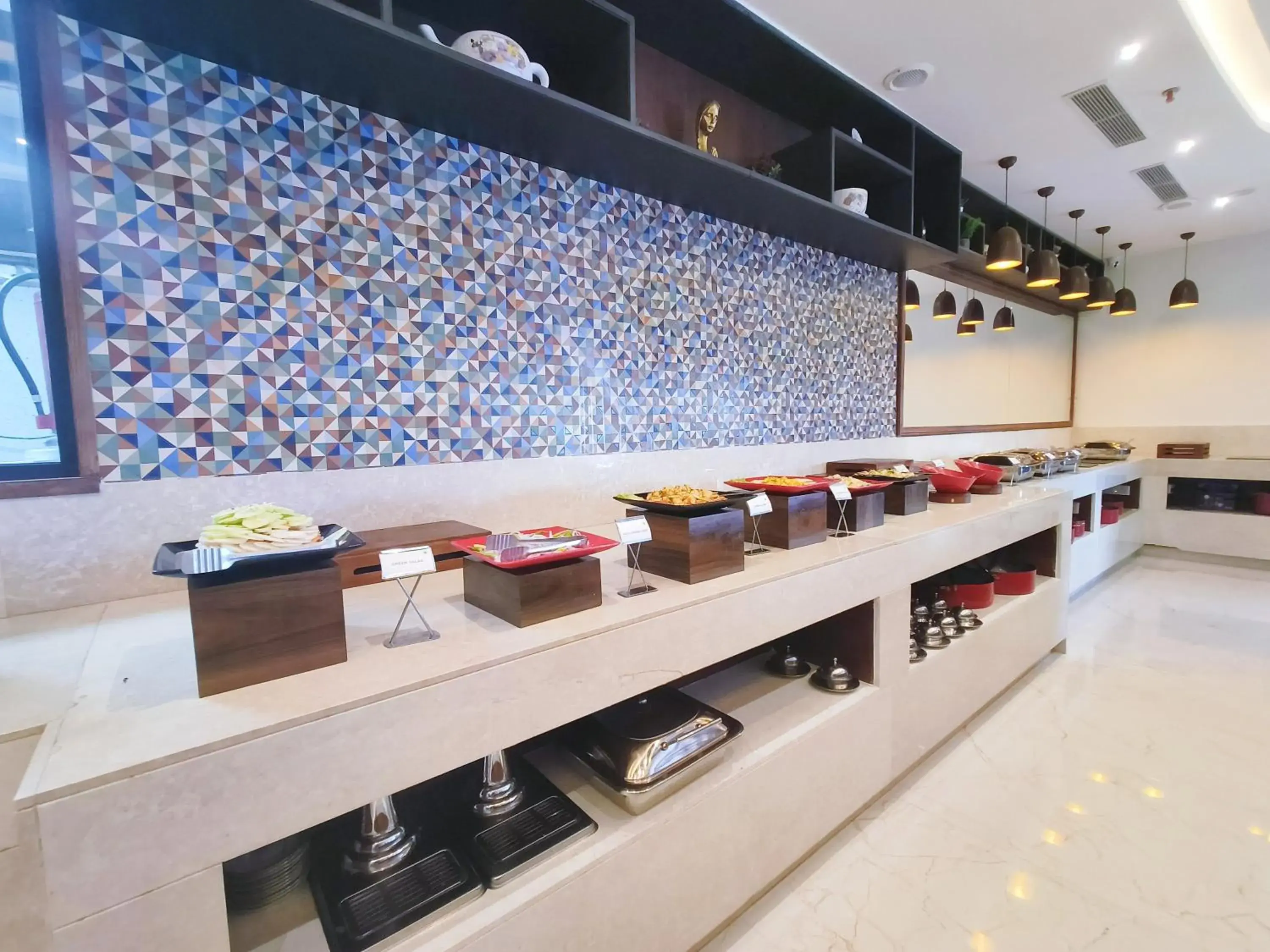 Buffet breakfast in Mariton Hotel Buffet breakfast in Mariton Hotel