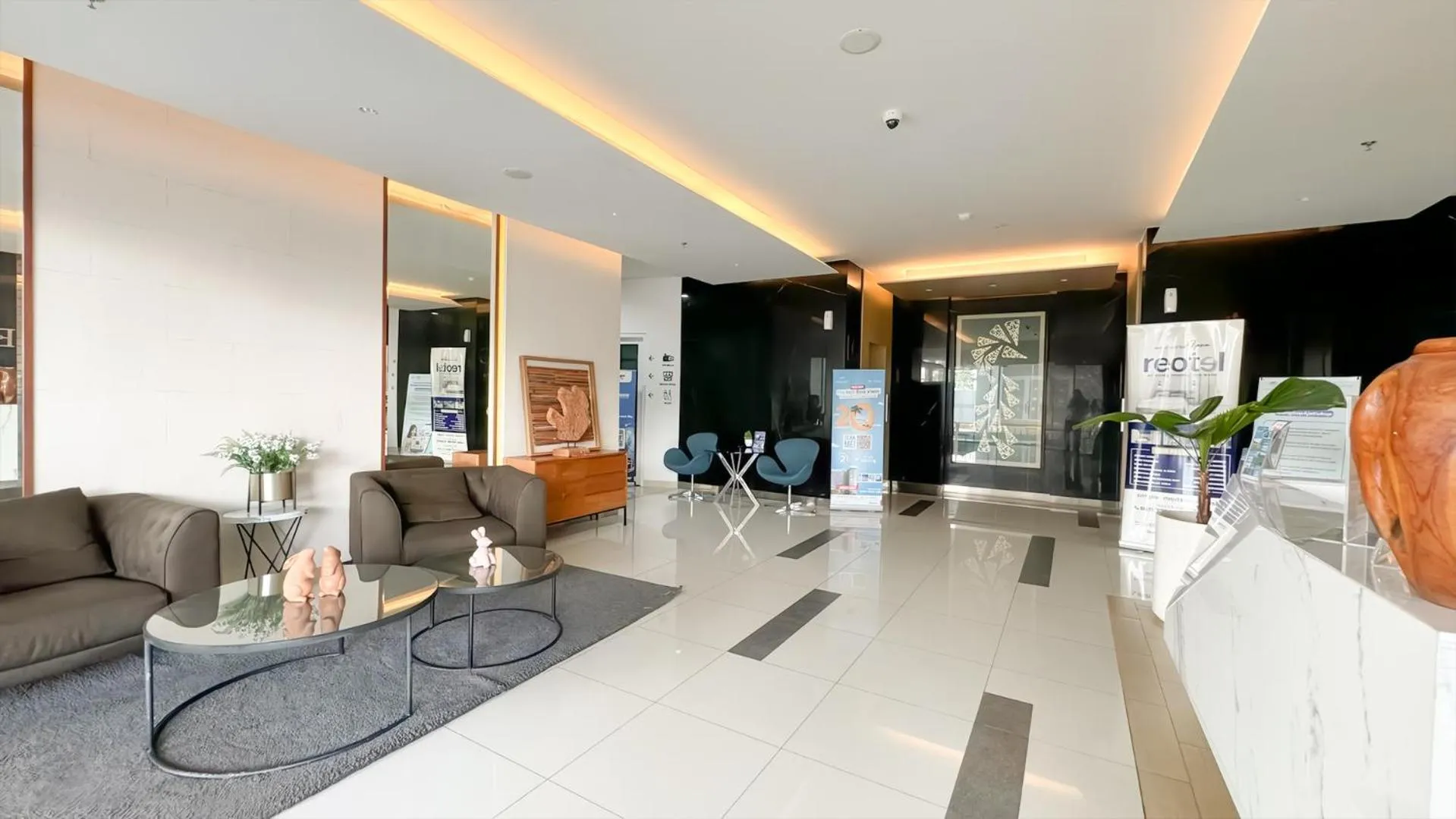 Lobby or reception in REOTEL at THE NOVE - NUVASA BAY Serviced Apartment