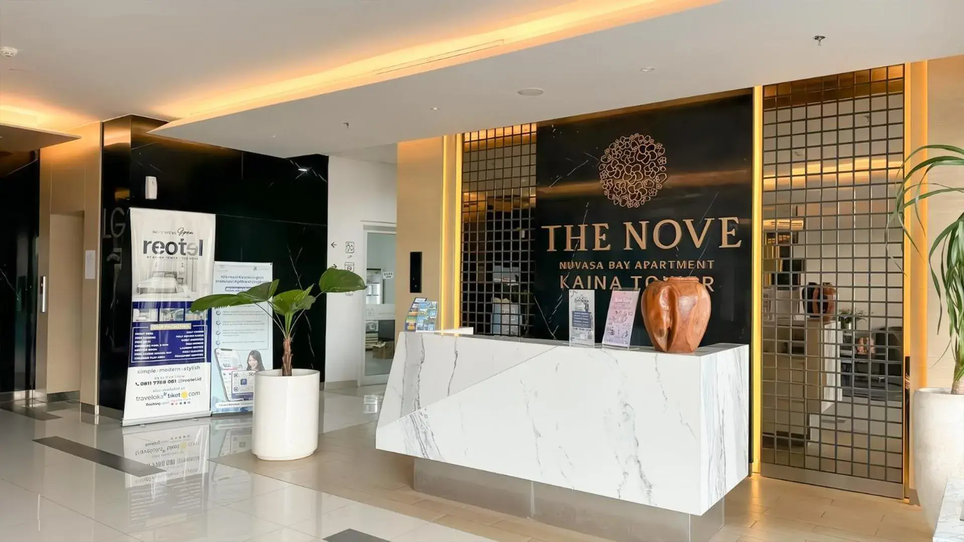 Lobby or reception in REOTEL at THE NOVE - NUVASA BAY Serviced Apartment Lobby or reception in REOTEL at THE NOVE - NUVASA BAY Serviced Apartment