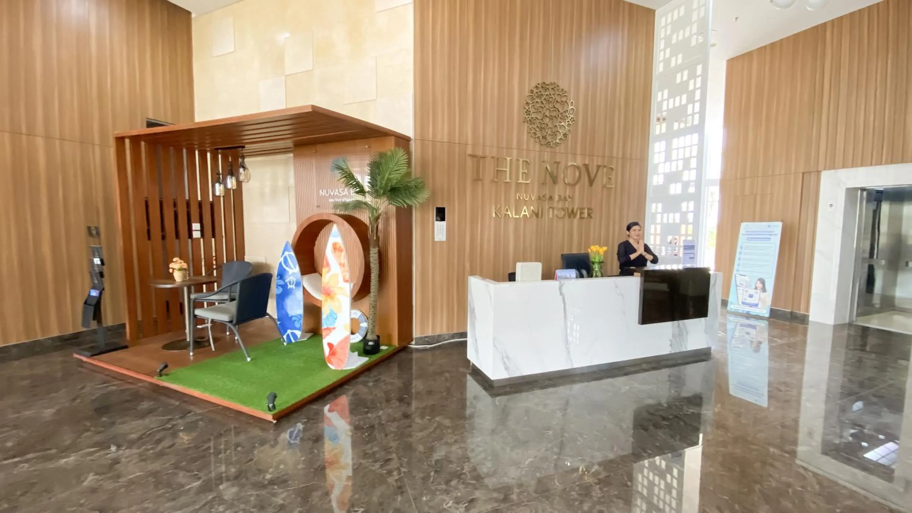 Lobby or reception in REOTEL at THE NOVE - NUVASA BAY Serviced Apartment