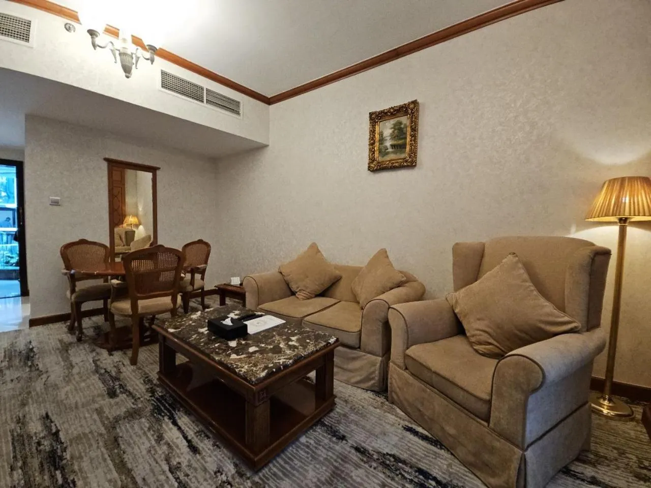 Living room in Royal Concorde Hotel & Suite