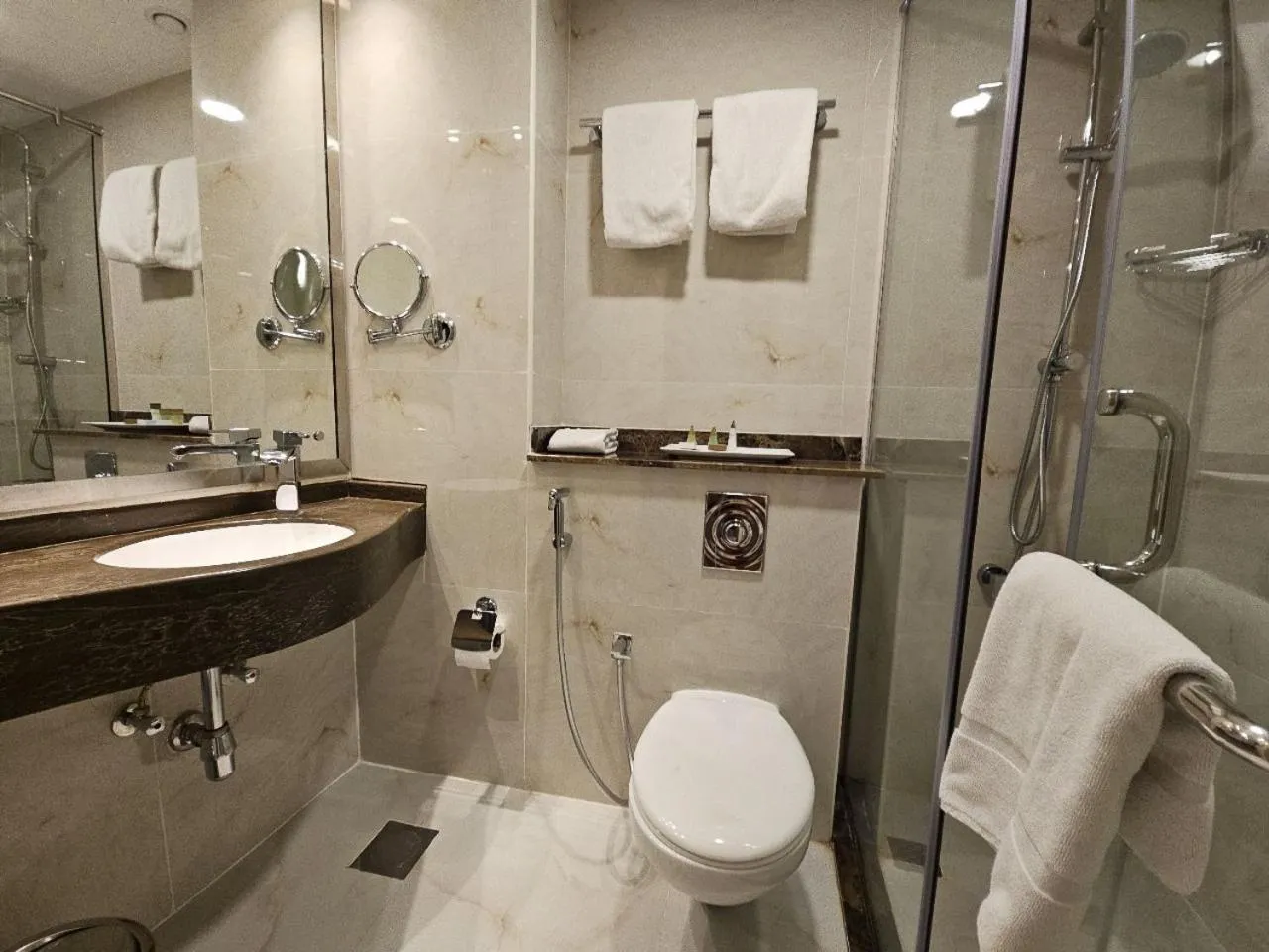 Shower in Royal Concorde Hotel & Suite