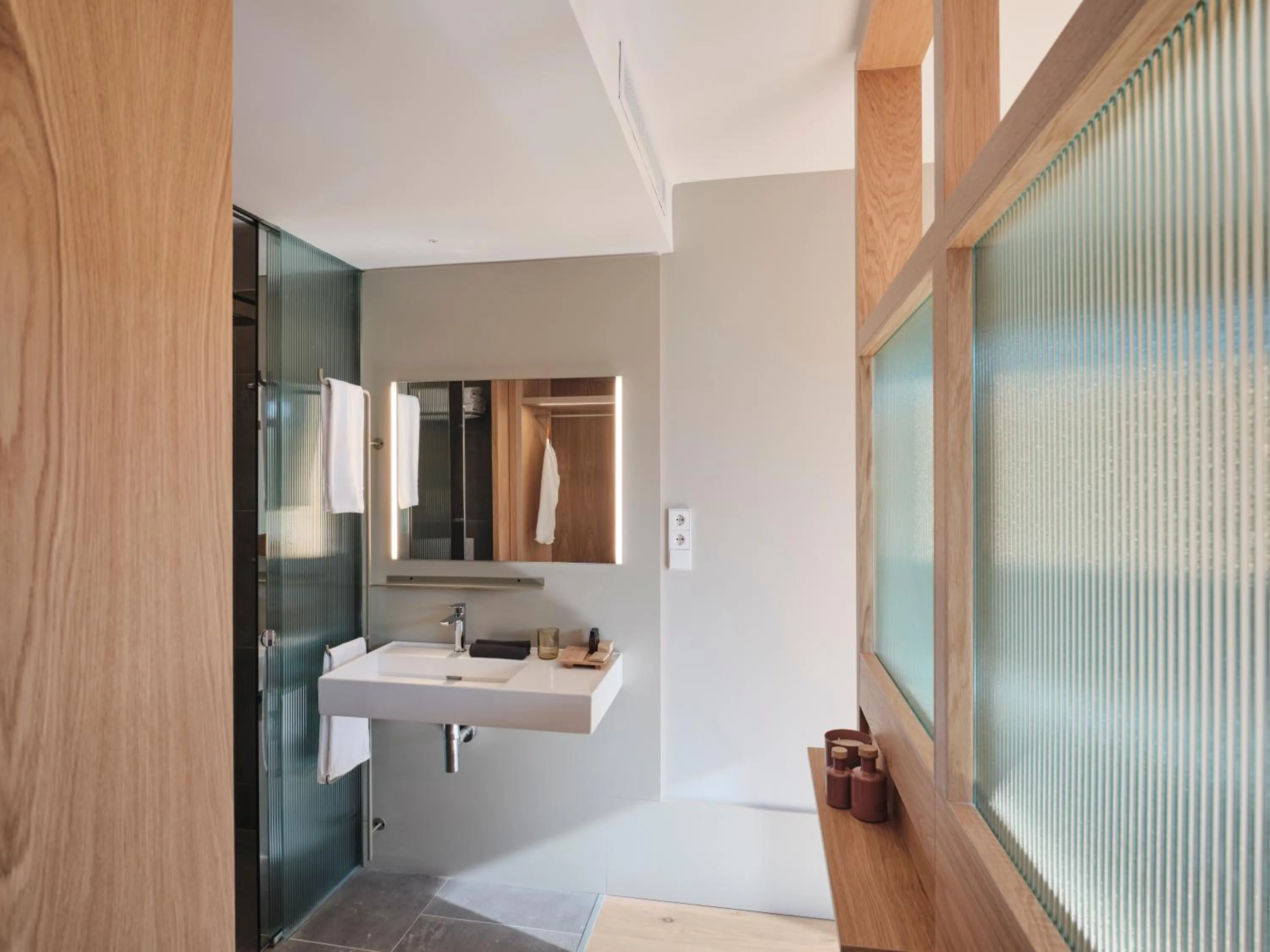 Bathroom in Qgat Restaurant Events & Hotel