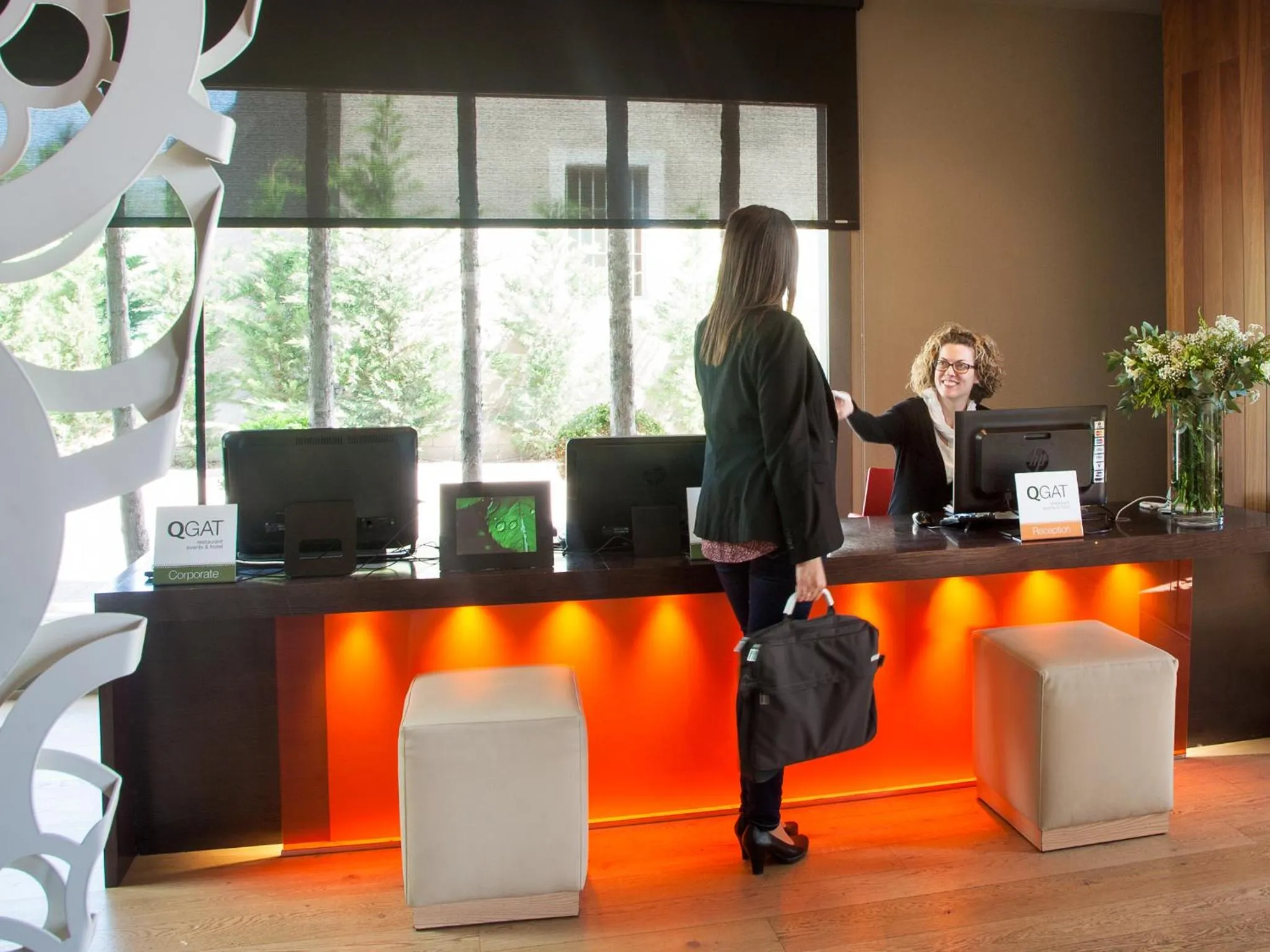 Lobby or reception in Qgat Restaurant Events & Hotel