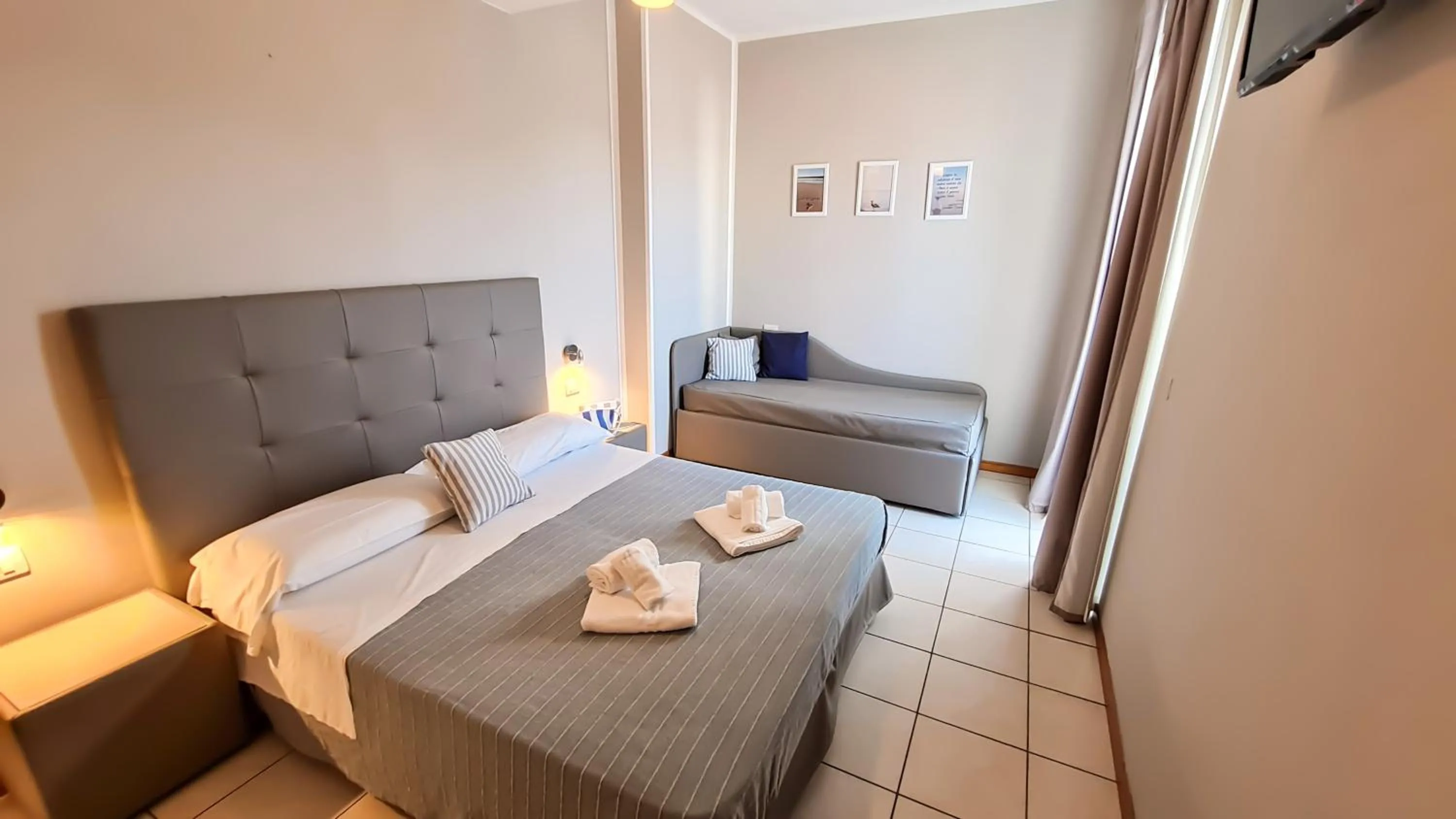 Bedroom, Bed in Residence Marittimo Riccione