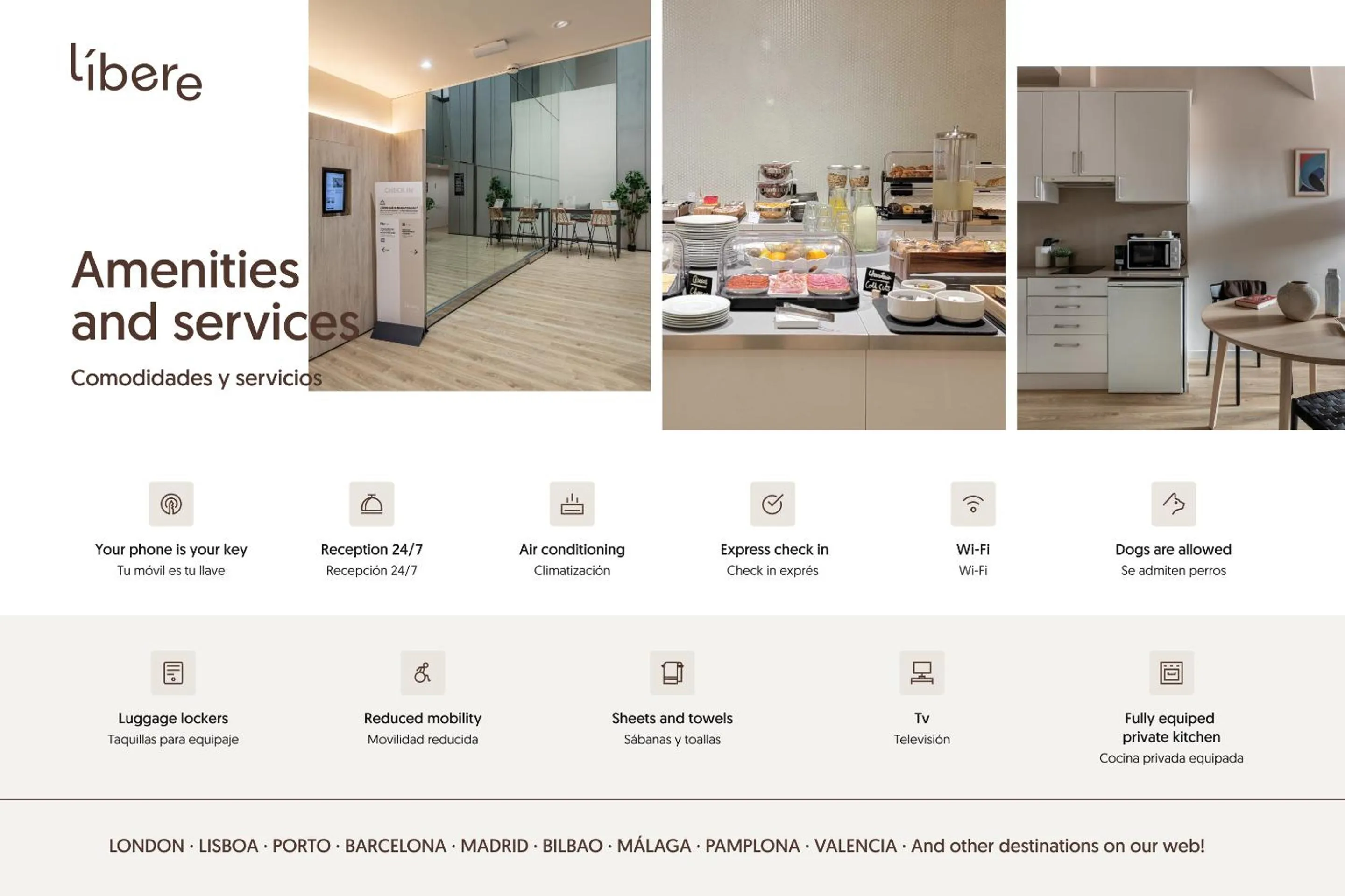 Text overlay in Líbere Madrid Palacio Real