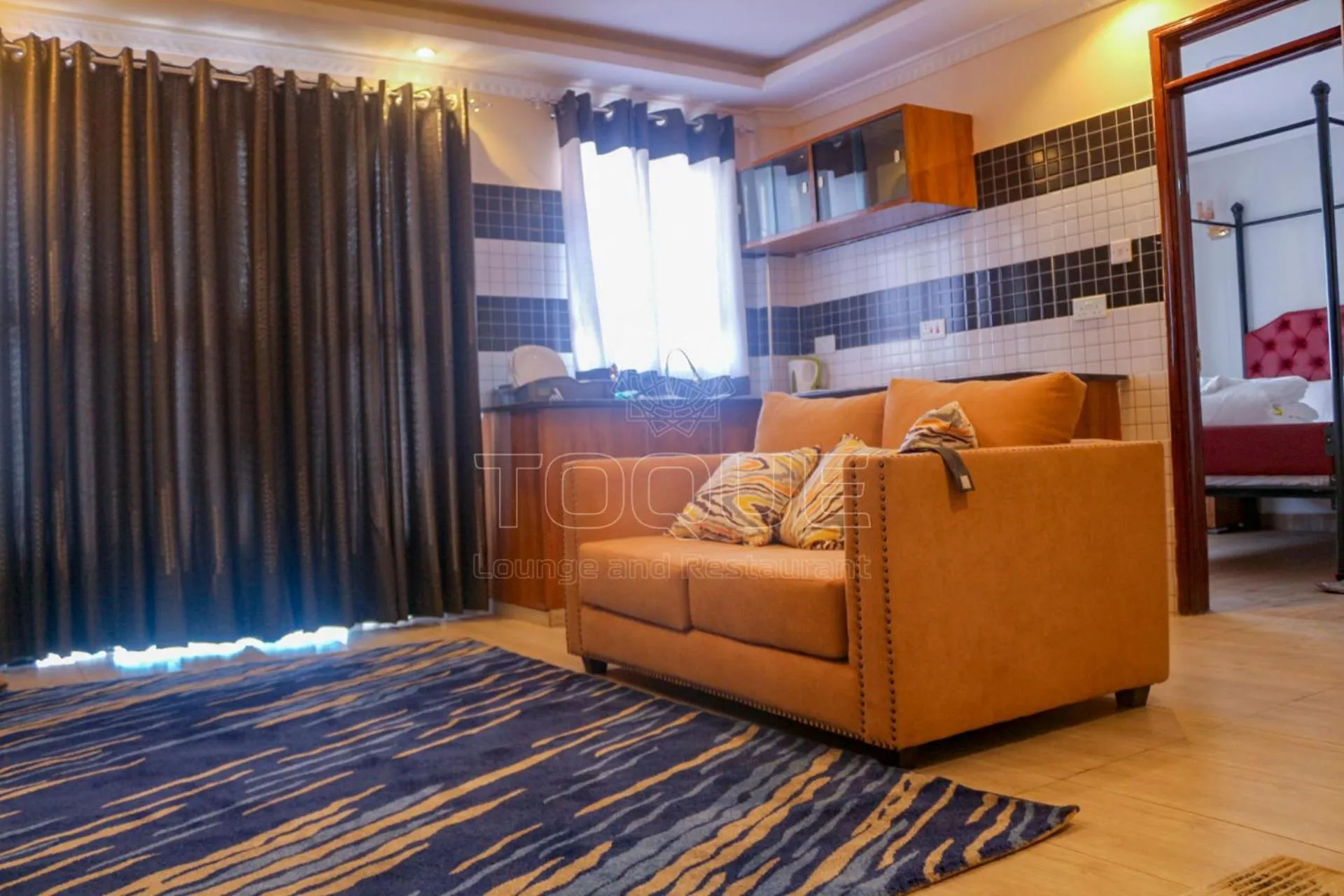 Living room in Toque Hotel