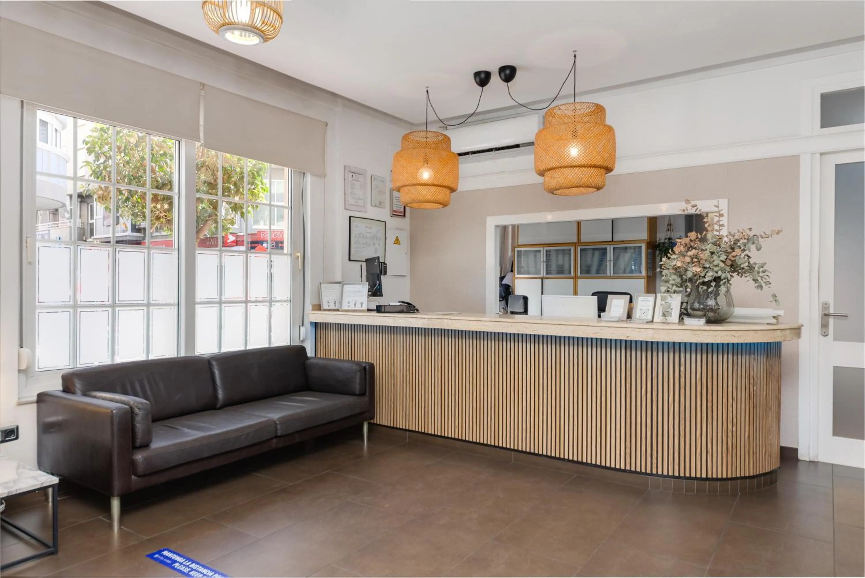 Lobby or reception in Hotel Madrid