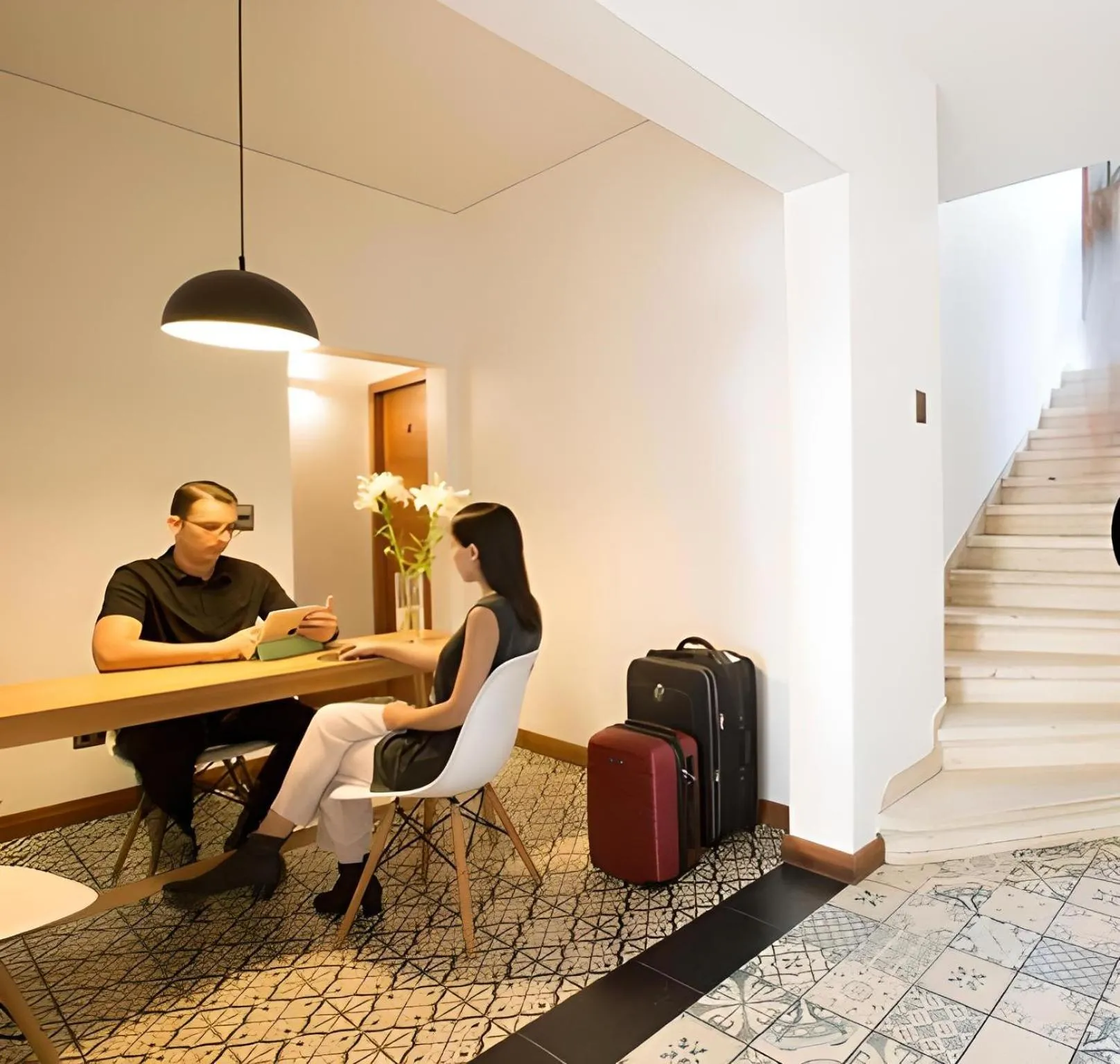 Lobby or reception in Hotel Boutique Casa Noble