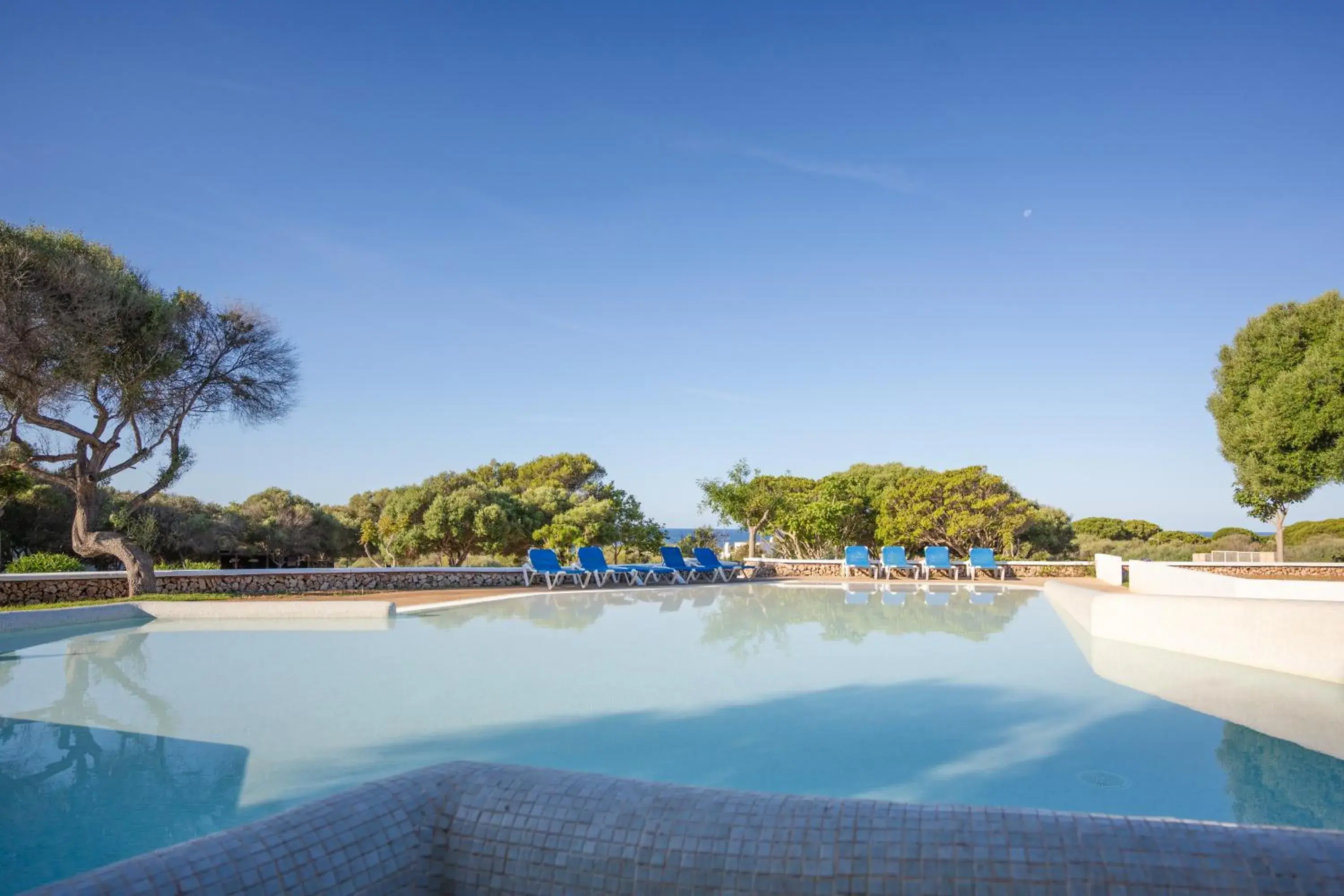Pool view in Minura Sur Menorca Pool view in Minura Sur Menorca
