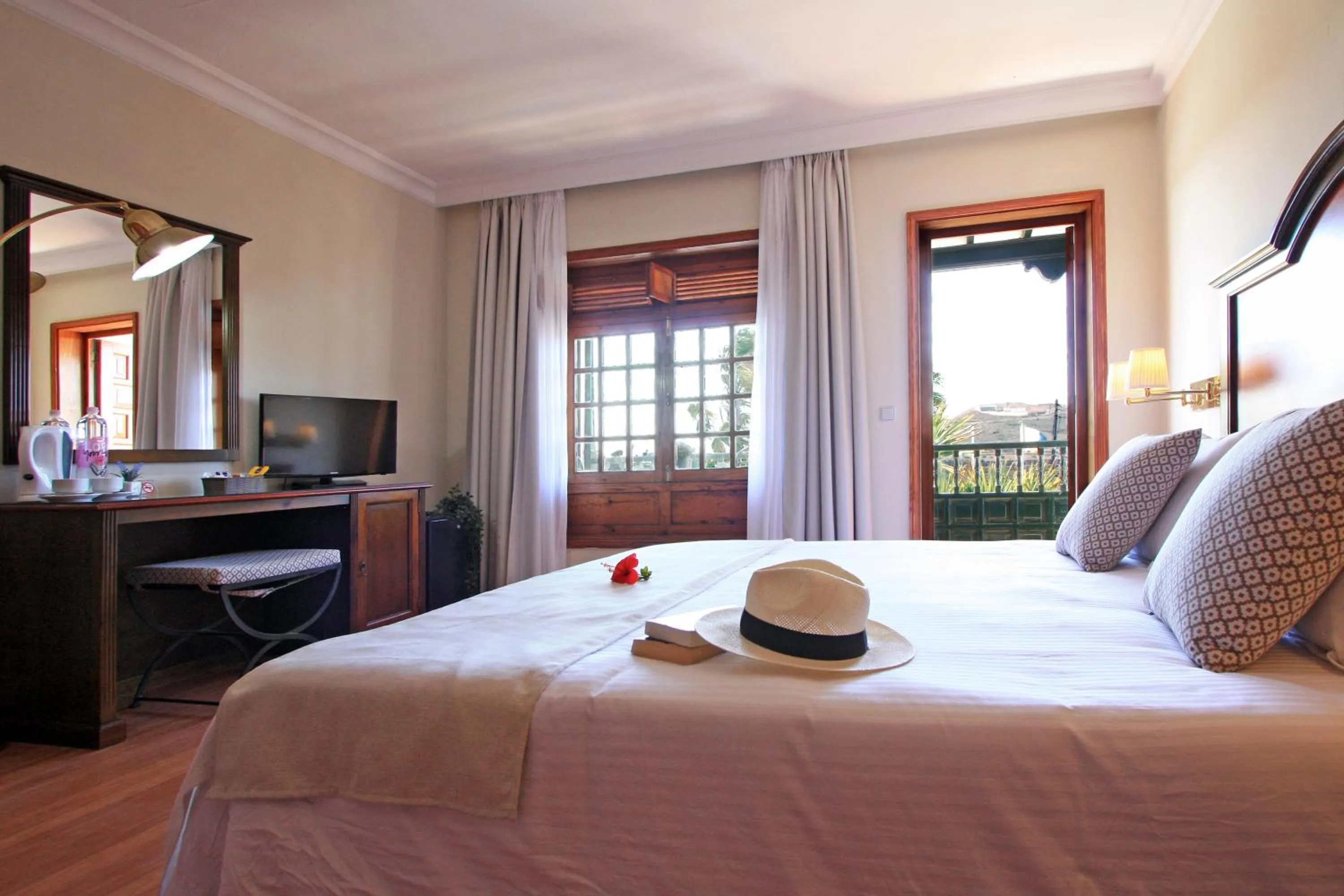 Bed in Hotel Rural Finca de La Florida